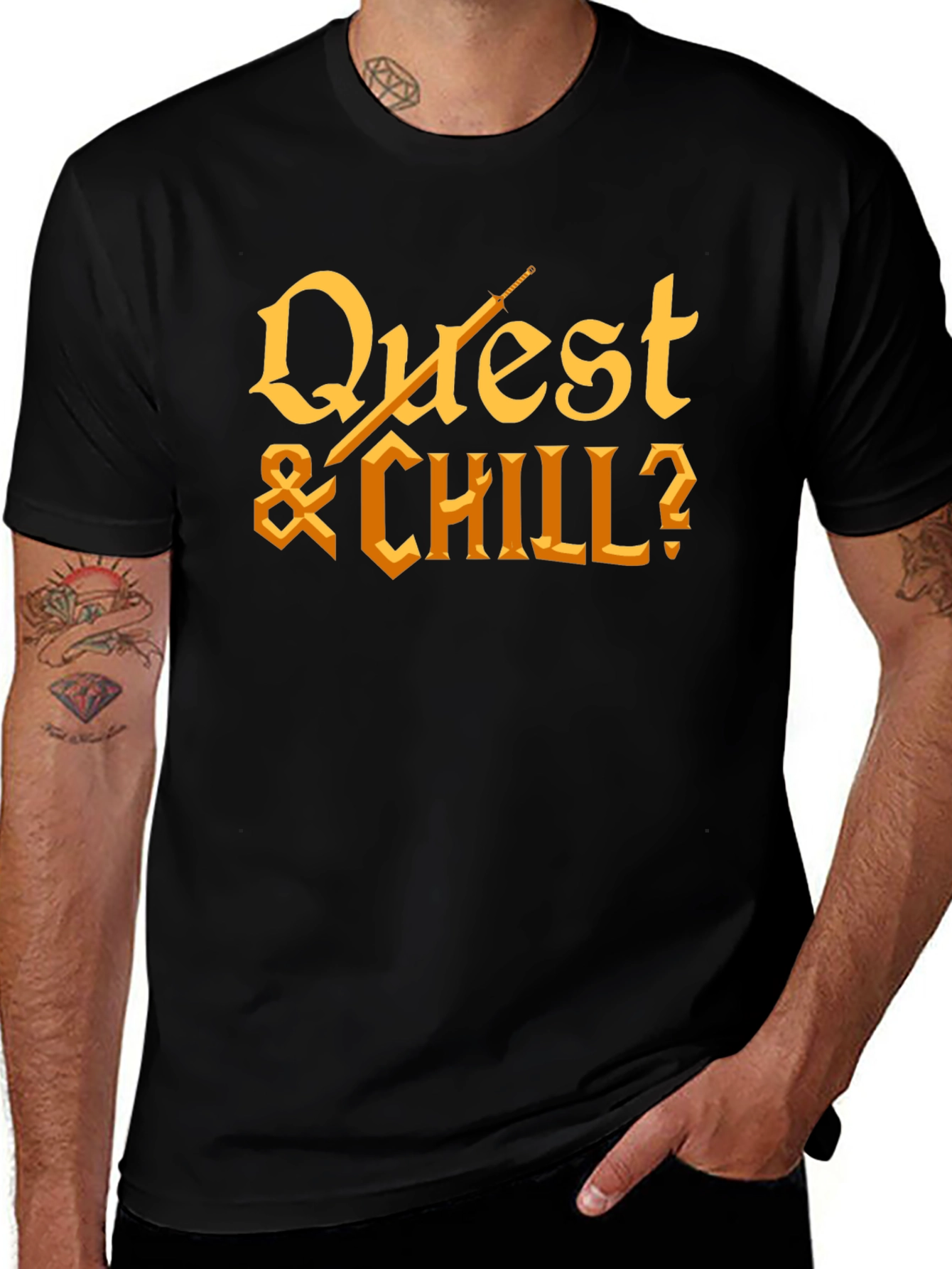 Variant 7 of Quest & Chill? Graphic T-Shirt