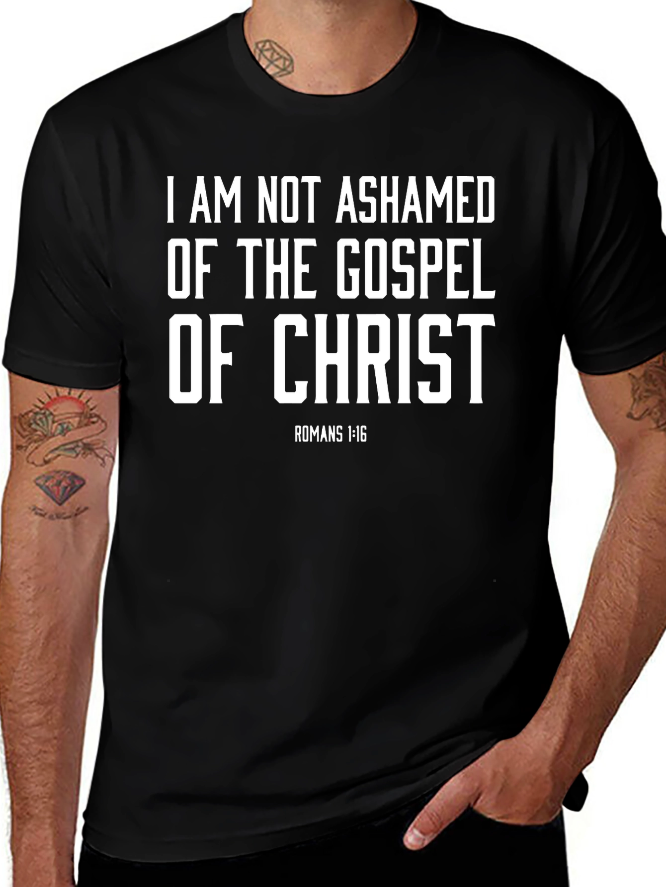 Variant 8 of I Am Not Ashamed of the Gospel T-Shirt