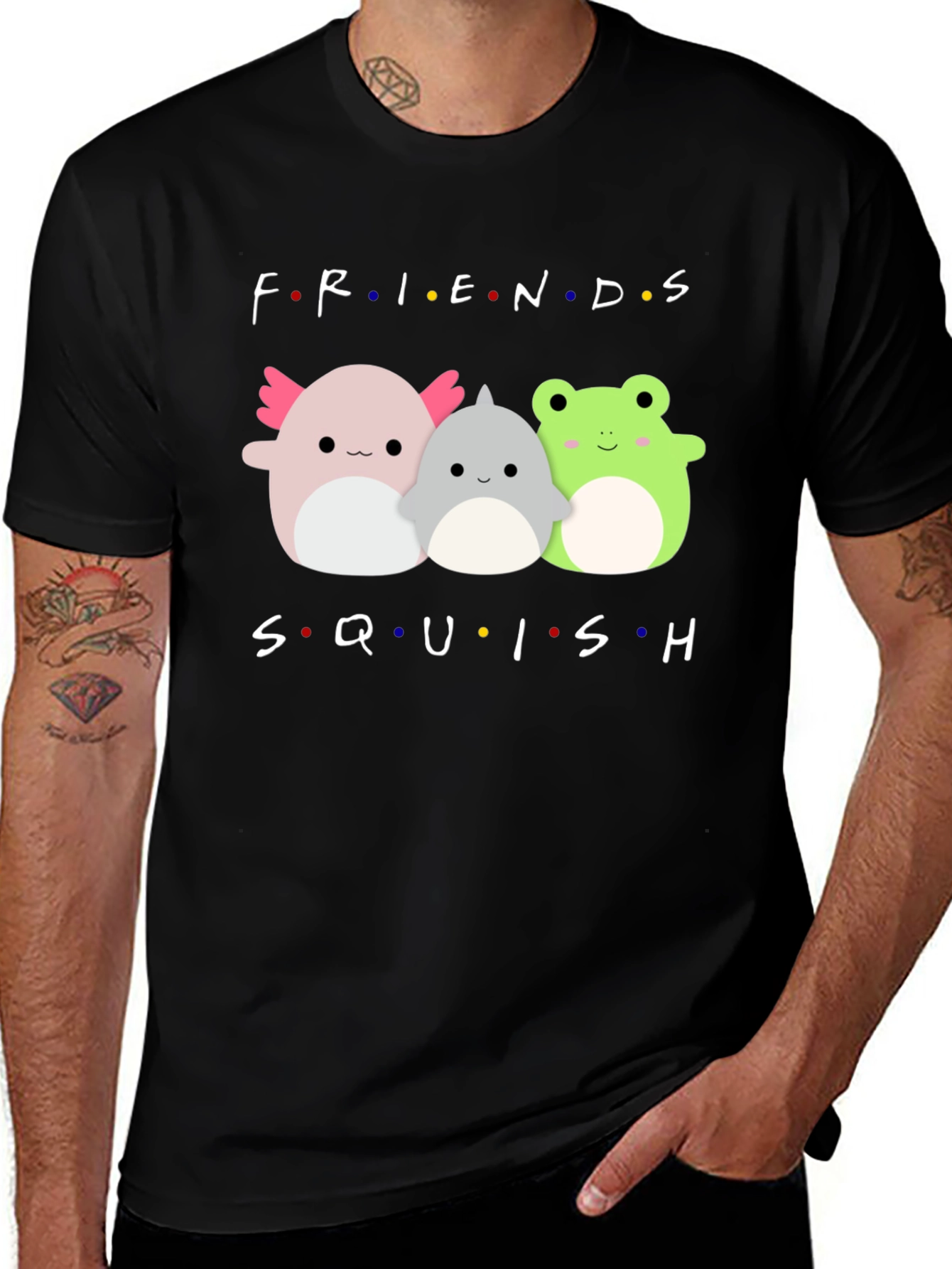 Friends Squishmallow Graphic T-Shirt