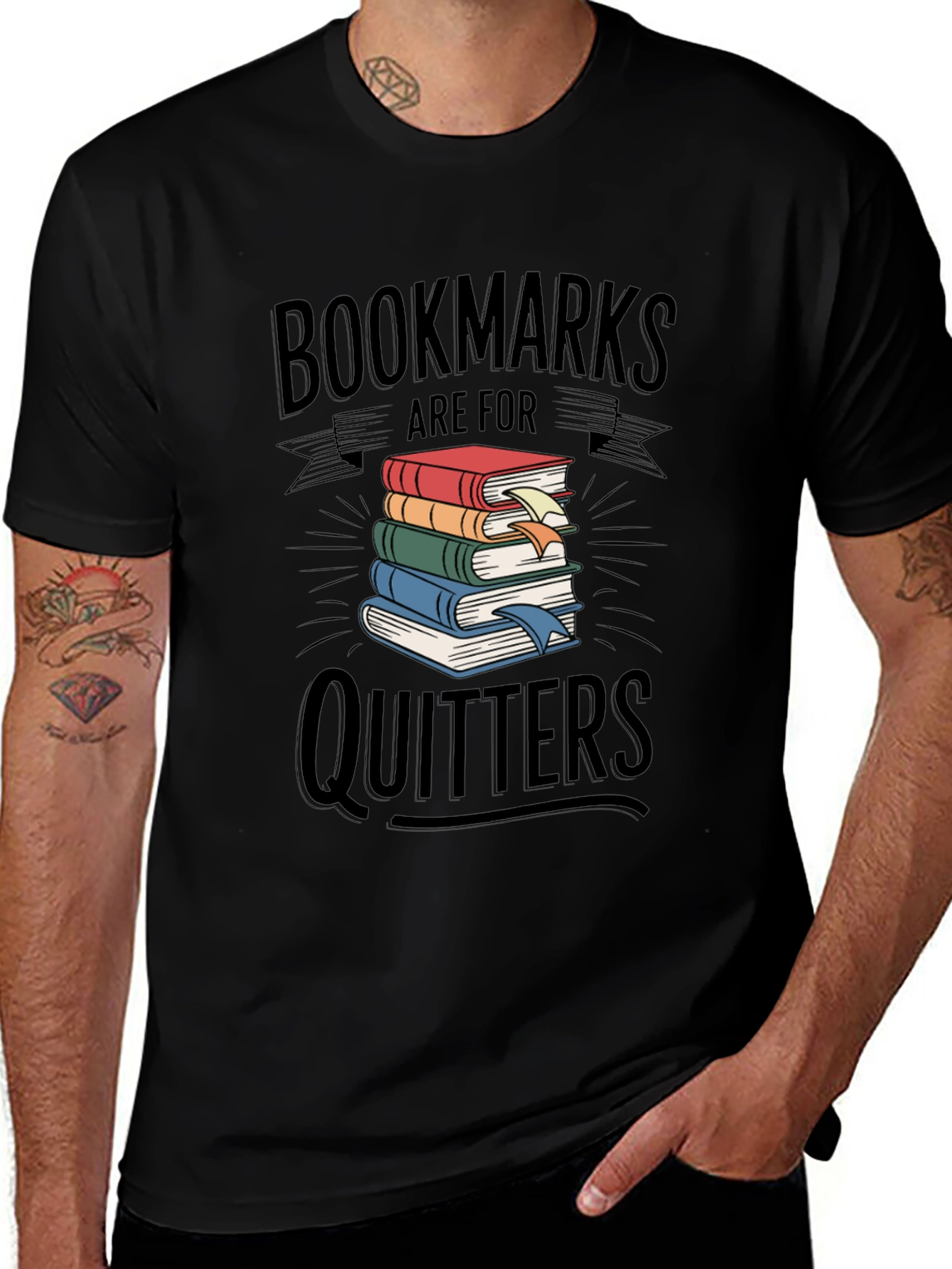 Variant 3 of Bookmarks are for Quitters Graphic T-Shirt