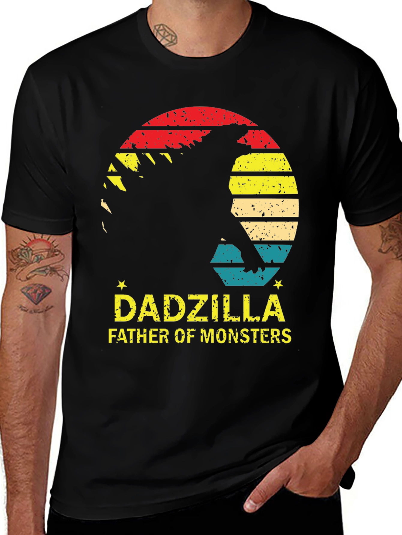 DadZilla: Father of Monsters T-Shirt