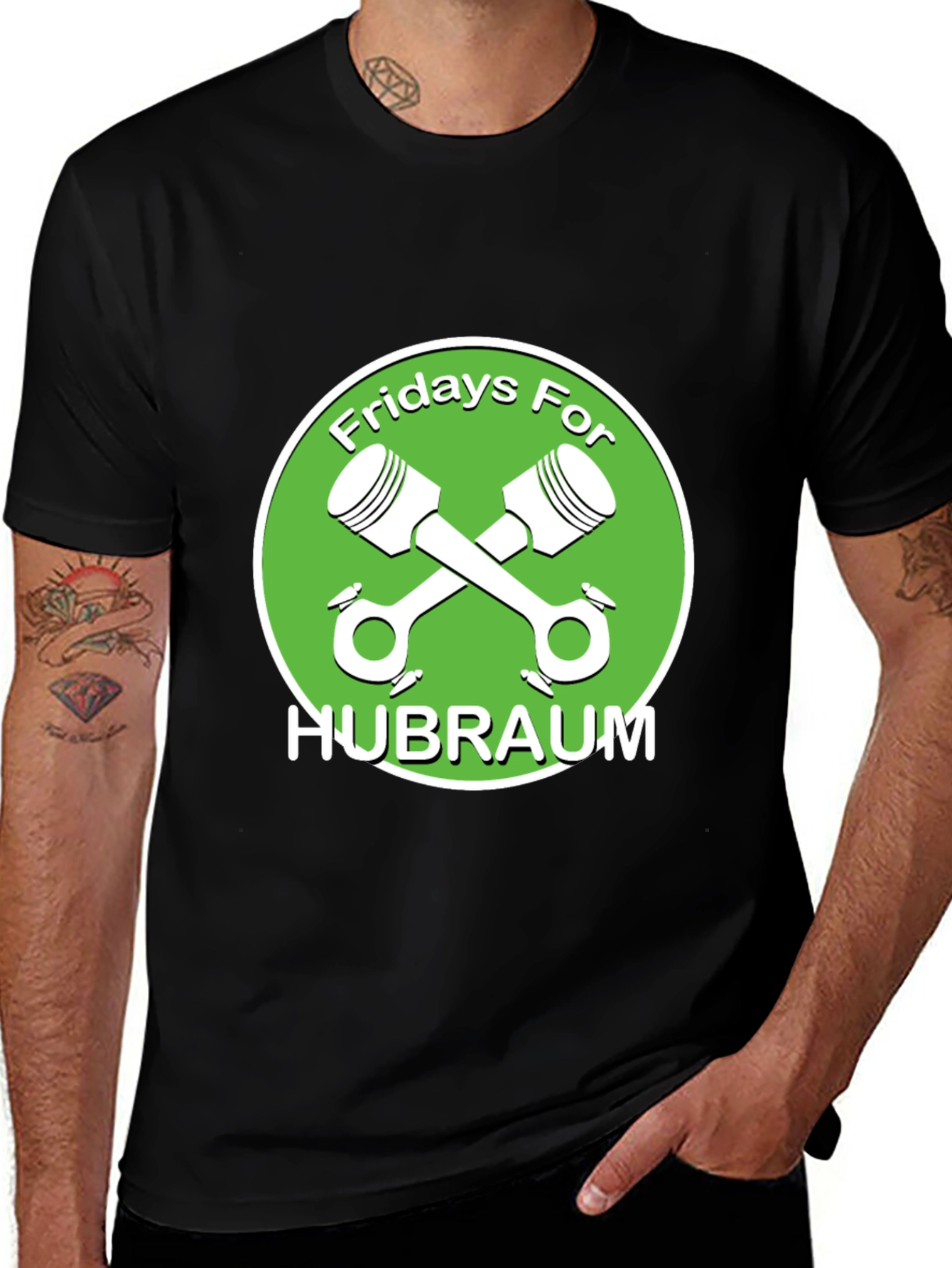 Fridays For Hubraum Black T-Shirt