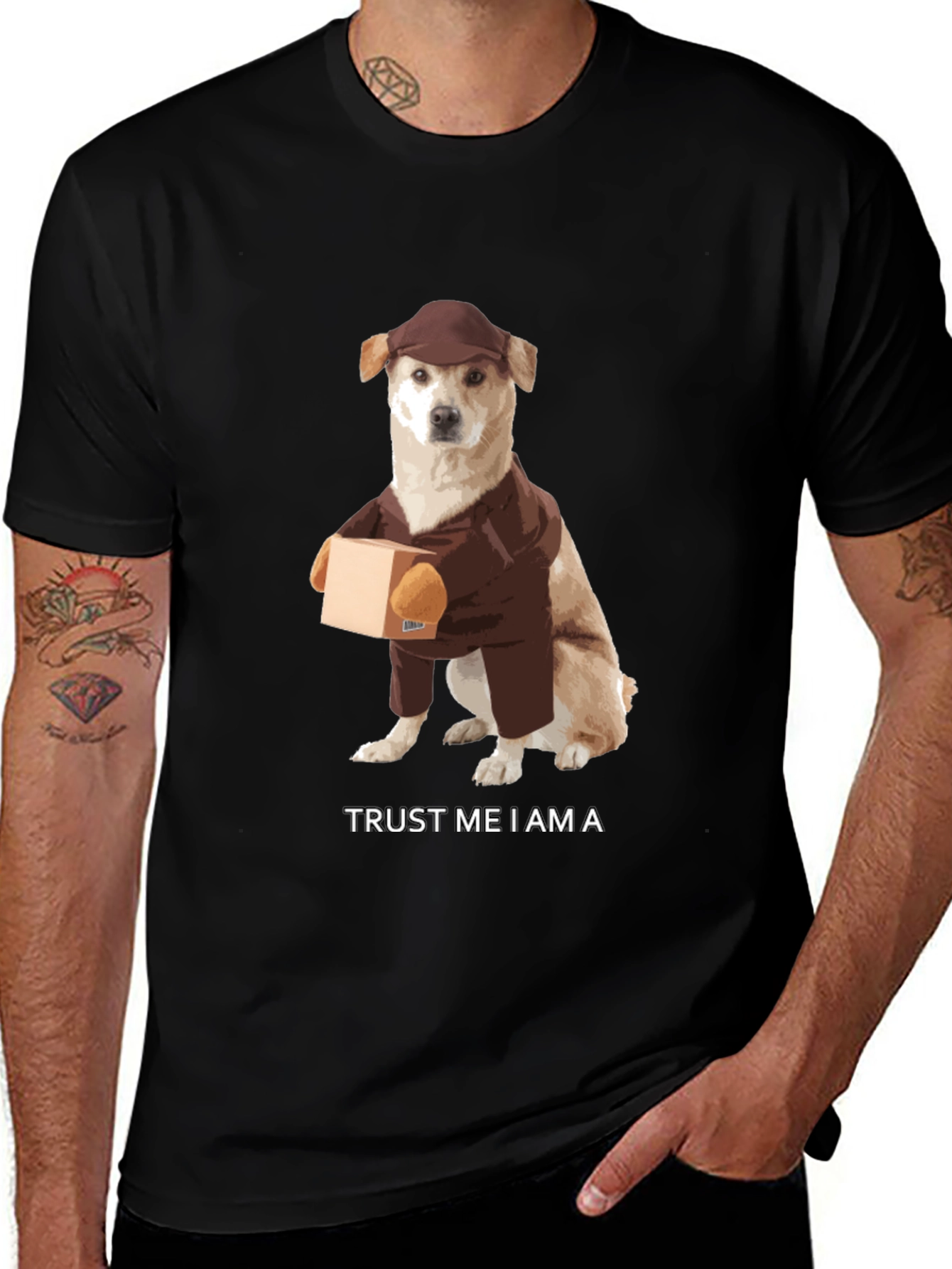 Variant 18 of Dog Delivery T-Shirt - Trust Me I Am A...