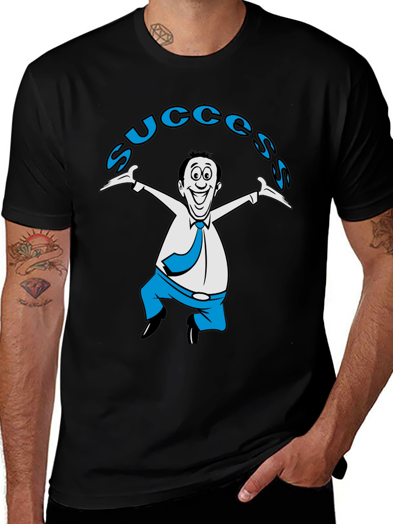 Variant 29 of Success Cartoon Graphic T-Shirt