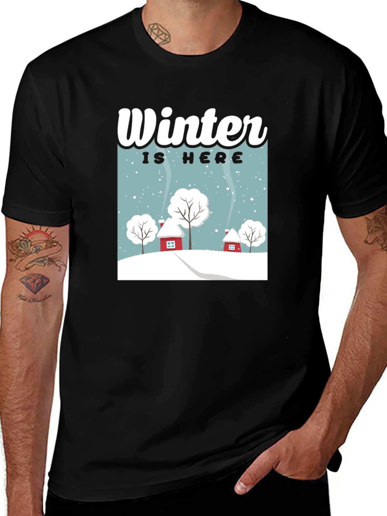 Variant 24 of Winter is Here Graphic Tee