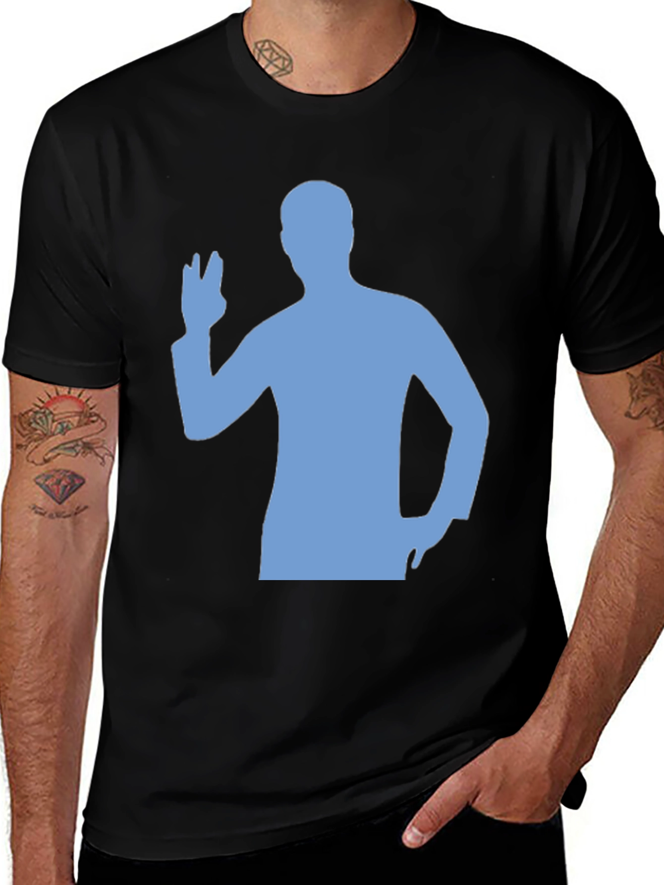 Variant 18 of Cool Silhouette Graphic T-Shirt