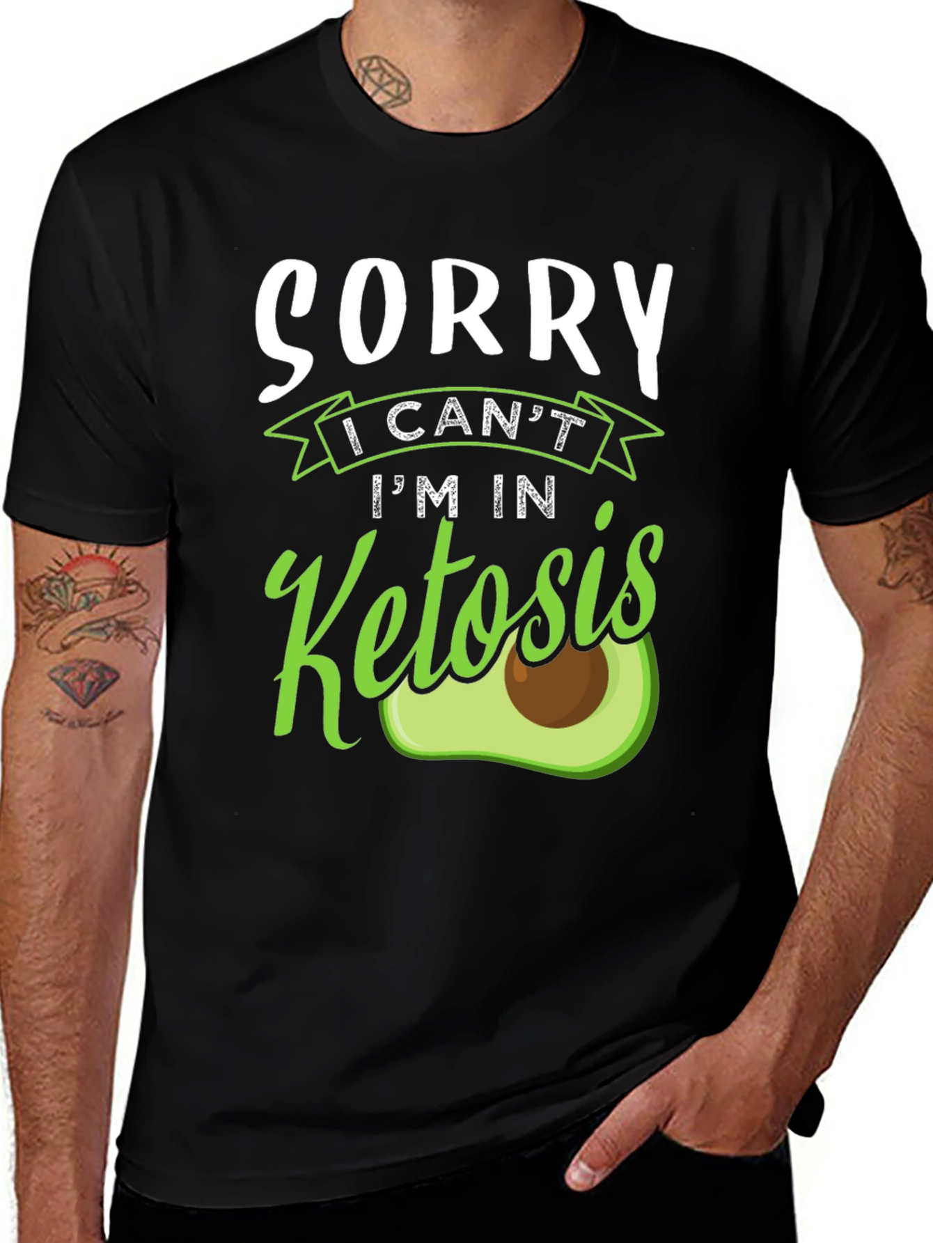 Sorry I'm In Ketosis Funny Keto Diet T-Shirt