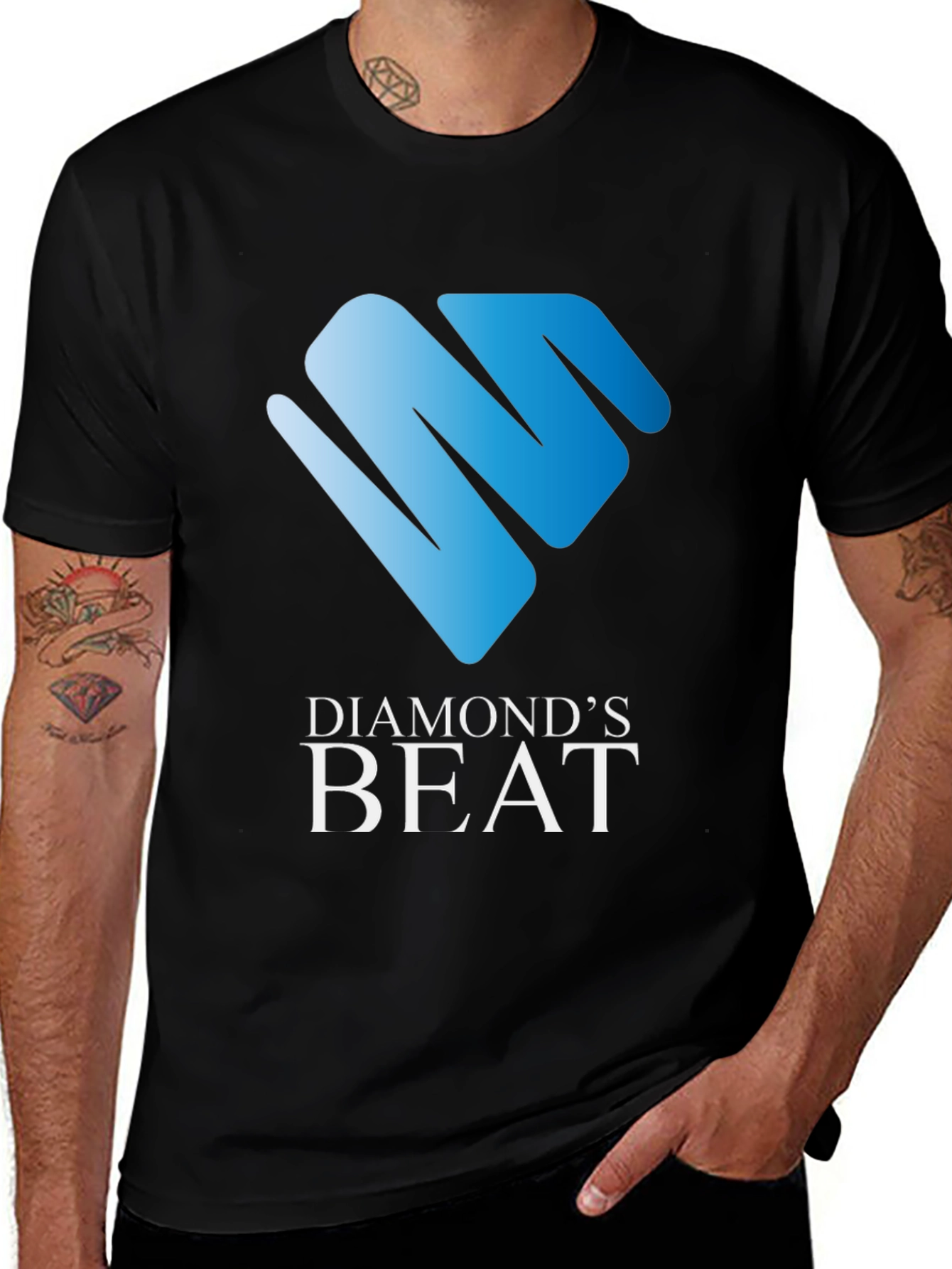 Variant 15 of Diamond's Beat Black T-Shirt