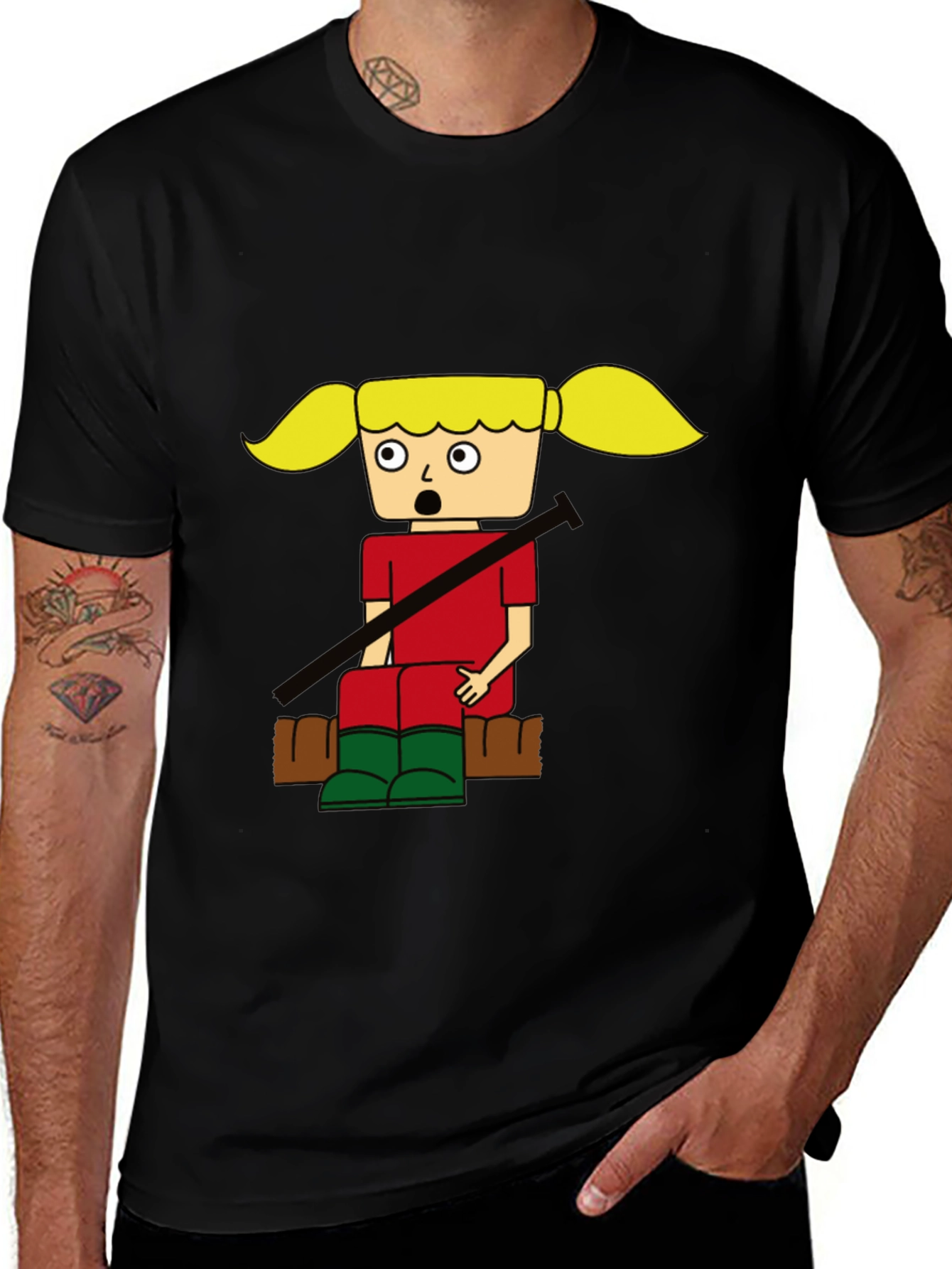Variant 29 of Seatbelt Safety Cartoon Tee