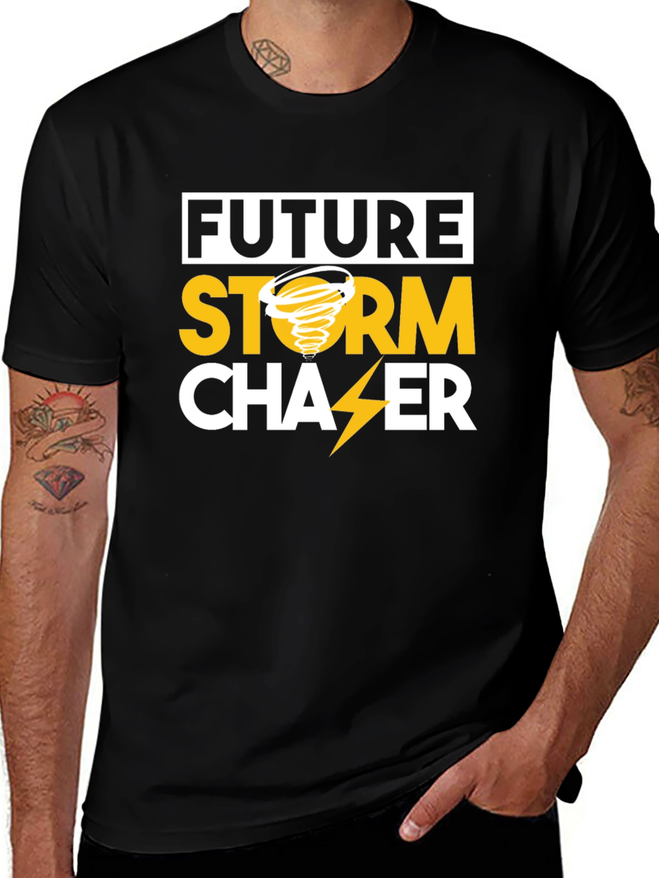 Variant 24 of Future Storm Chaser T-Shirt - Black