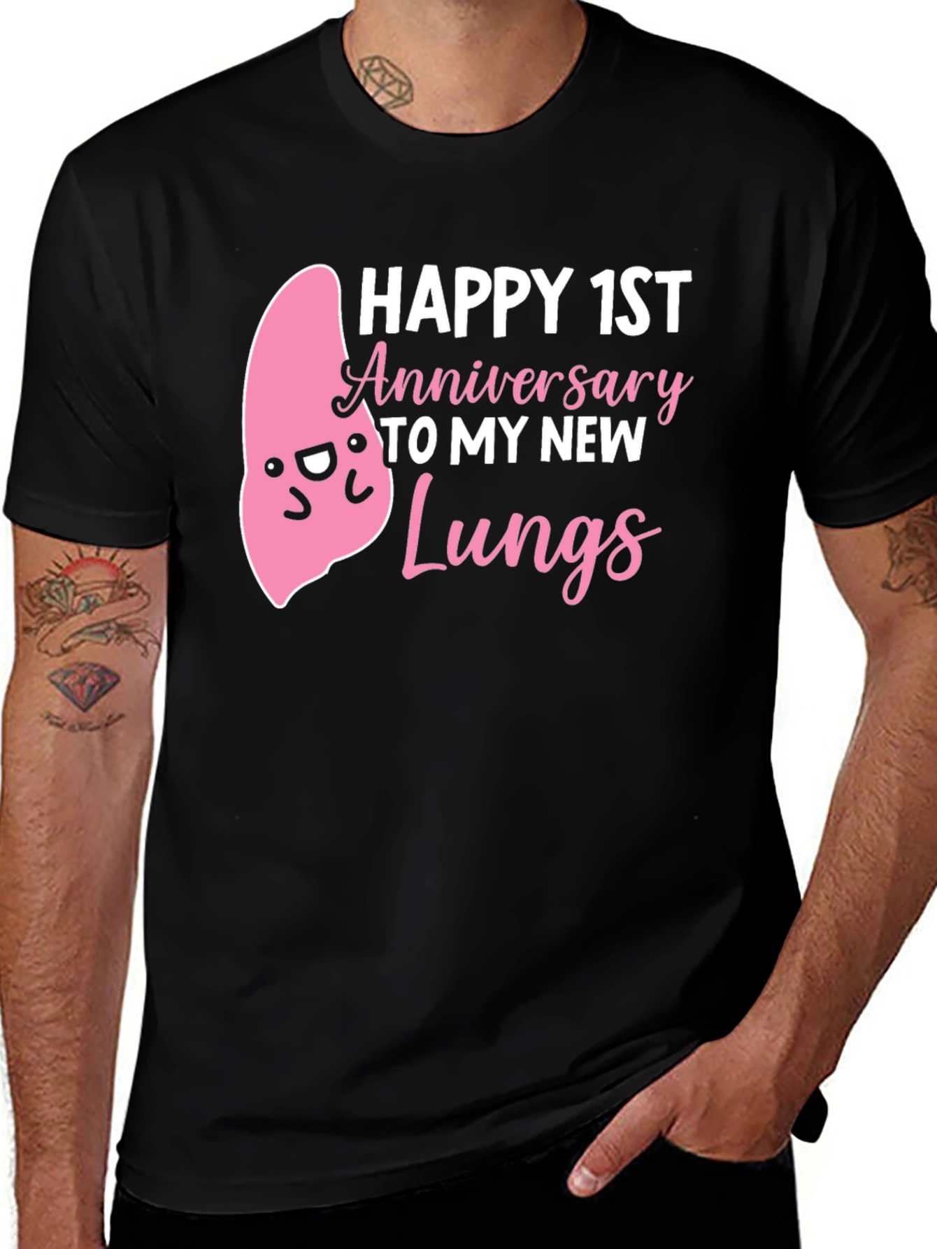 Happy 1st Anniversary New Lungs T-Shirt