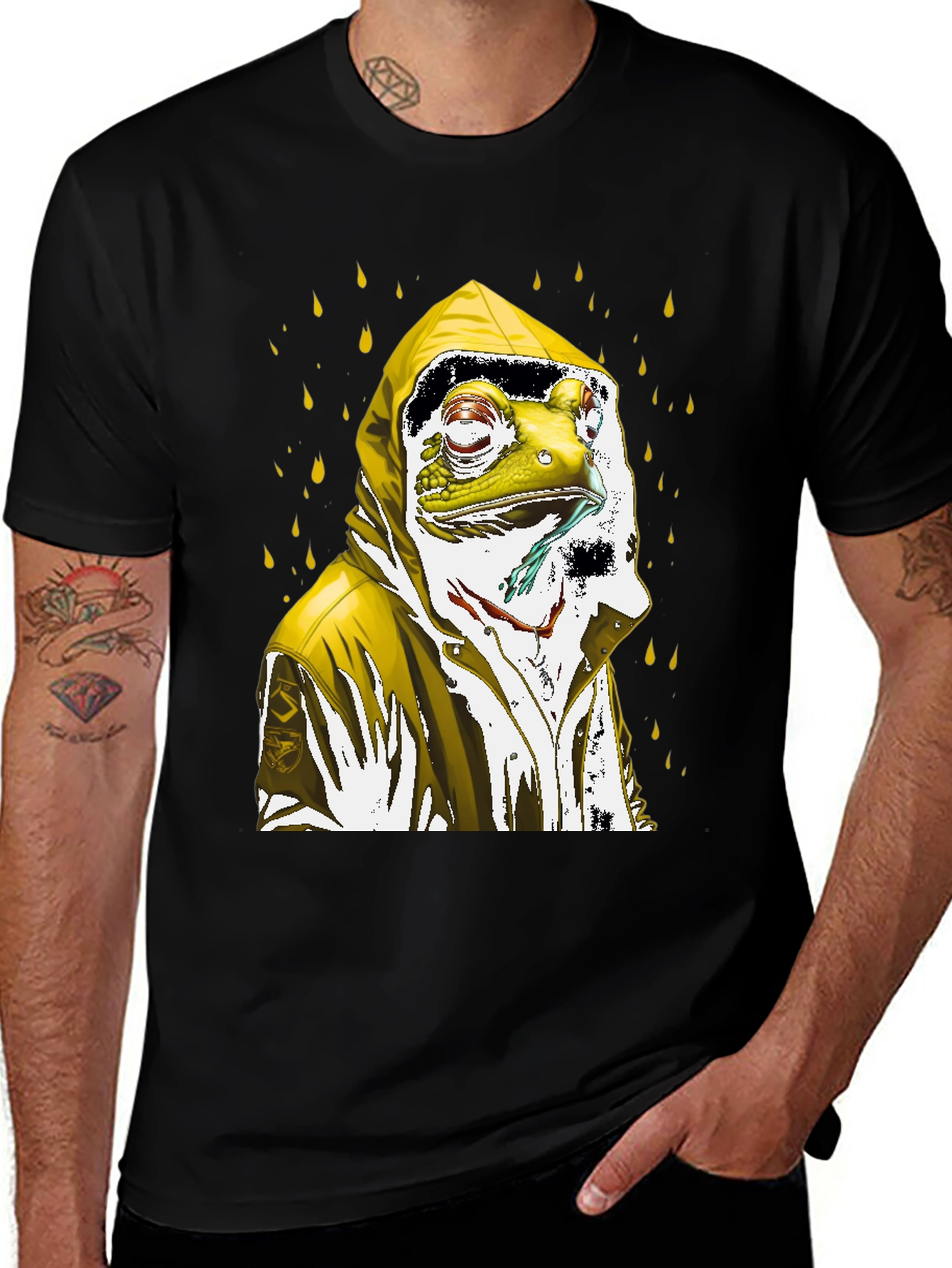 Variant 7 of Frog in Raincoat T-Shirt