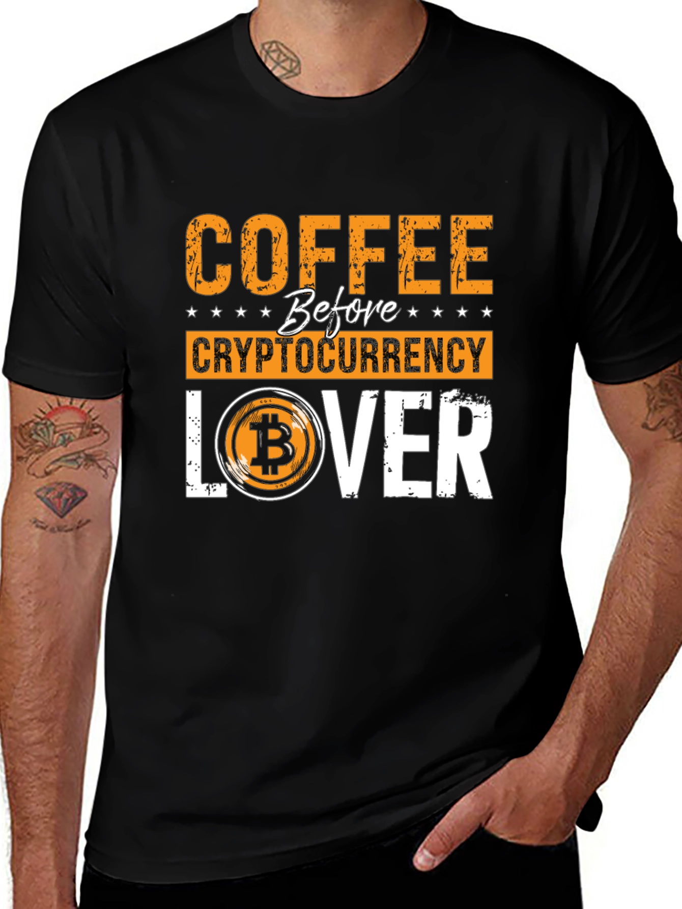Camiseta Bitcoin Lover - Café Antes que Cripto