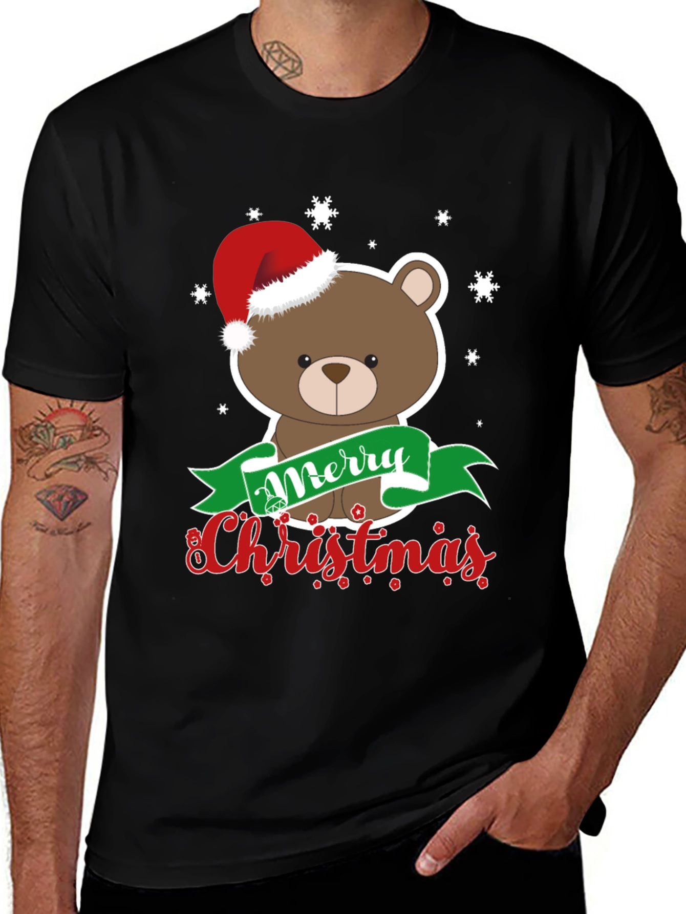 Merry Christmas Bear T-Shirt