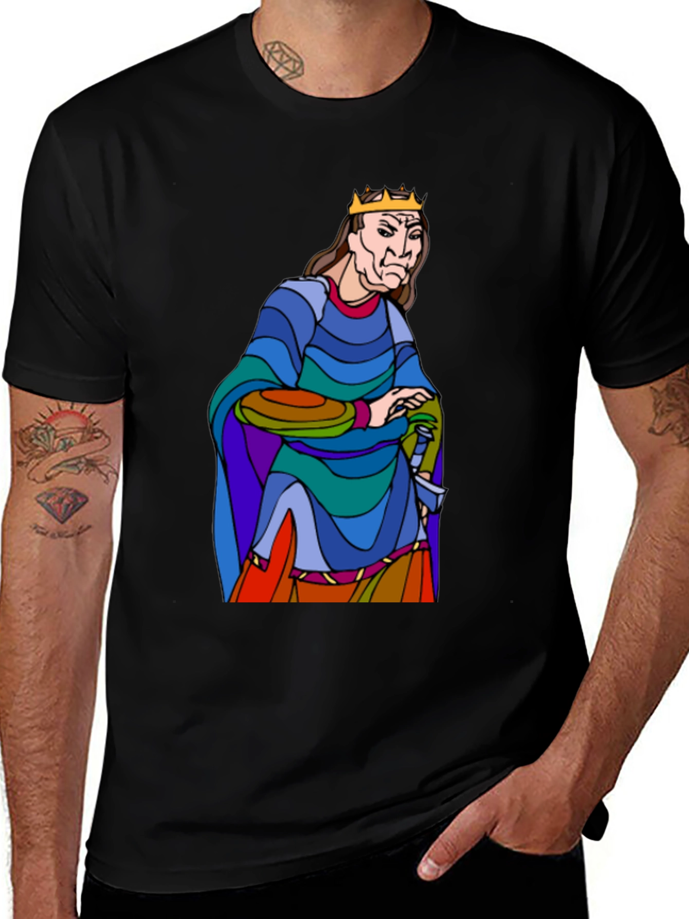 Variant 14 of King Cartoon Graphic T-Shirt