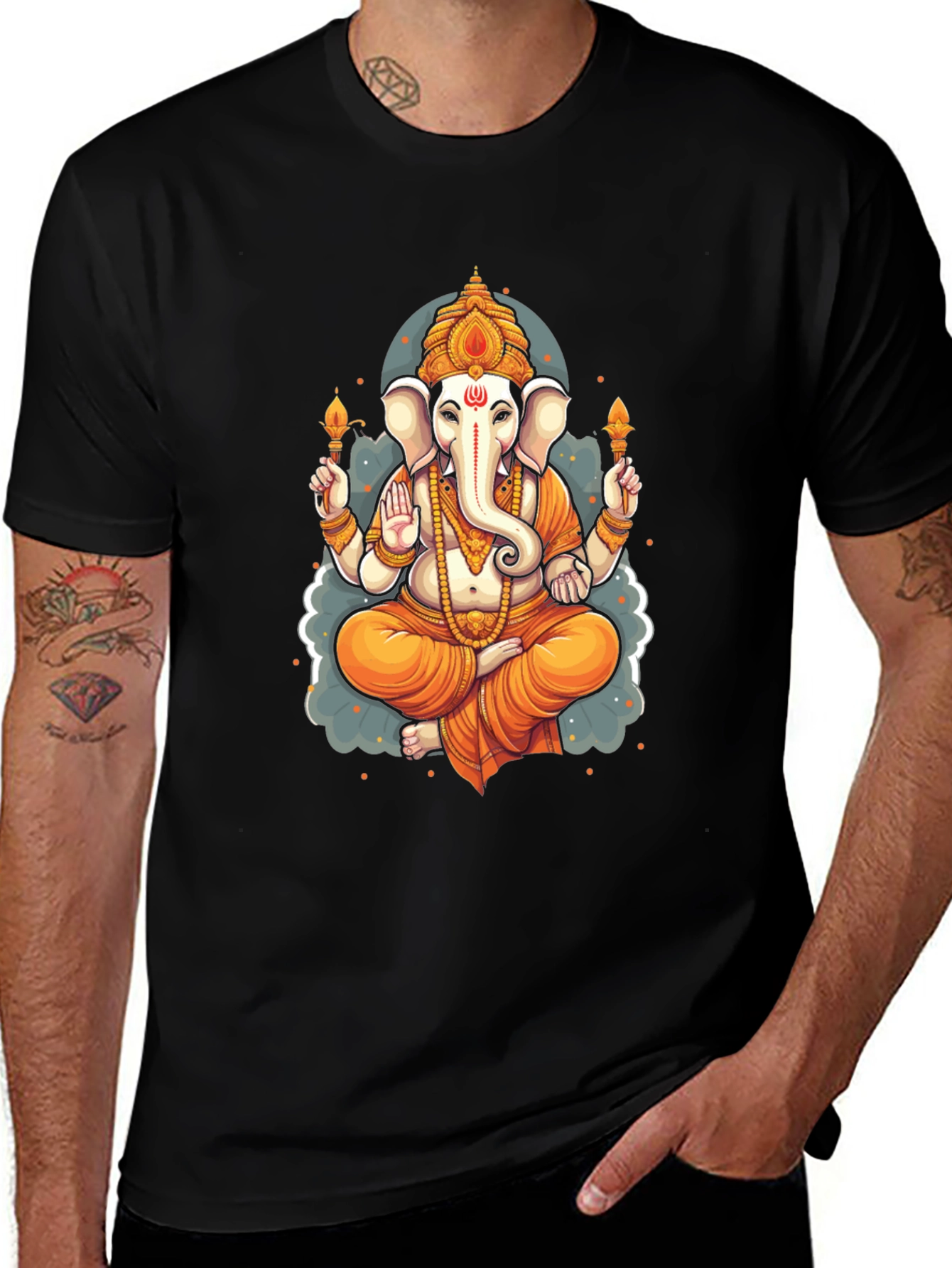 Ganesha Graphic Tee - Spiritual Comfort