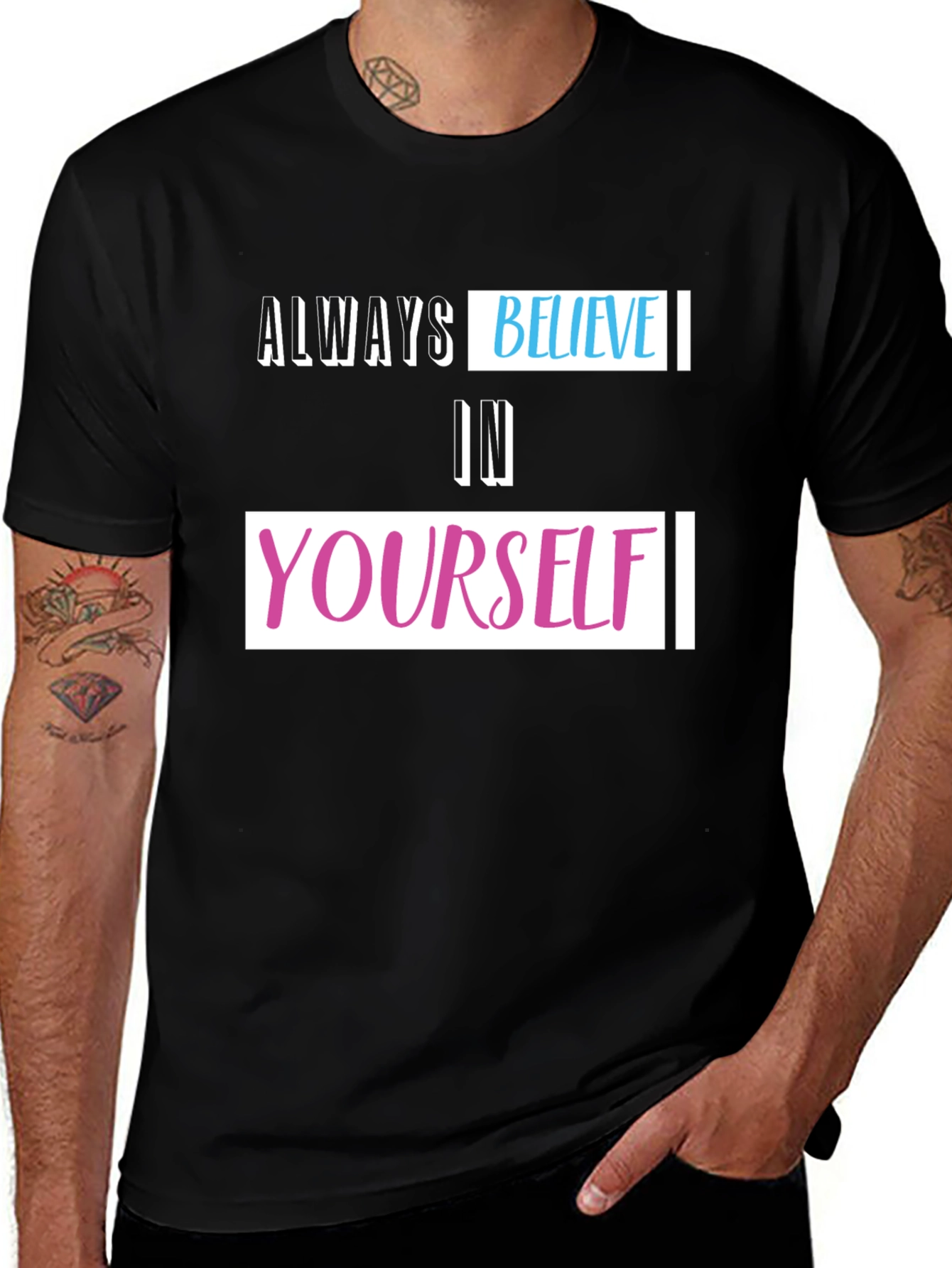Variant 18 of Always Believe T-Shirt - Inspiring Graphic Tee