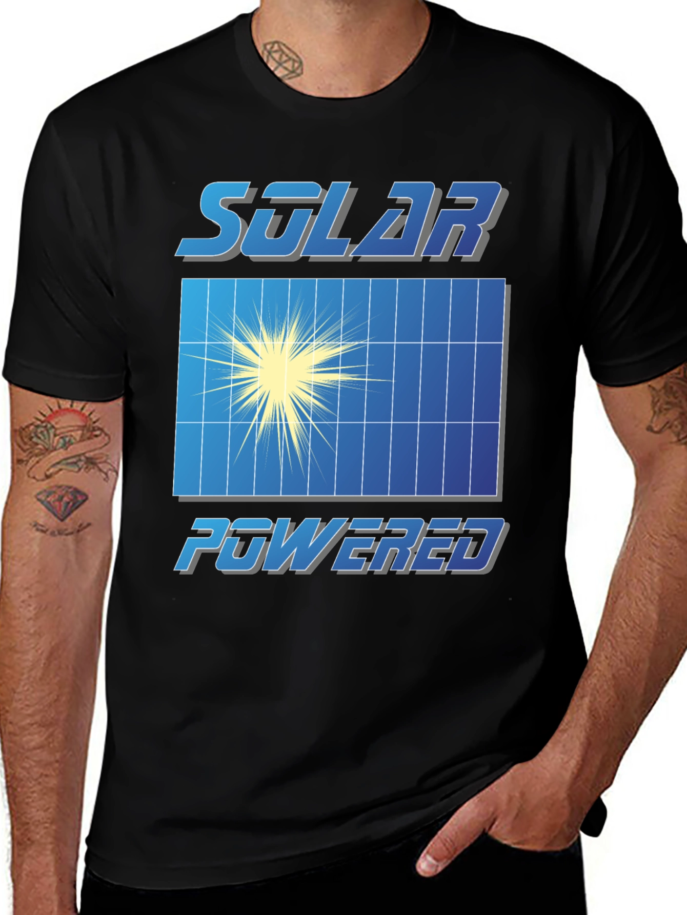 Variant 11 of Solar Powered T-Shirt - Eco-Friendly Fashion
