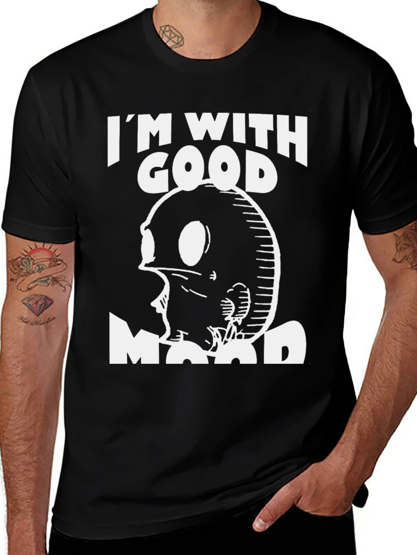 Variant 2 of I'm With Good Mood Graphic Tee