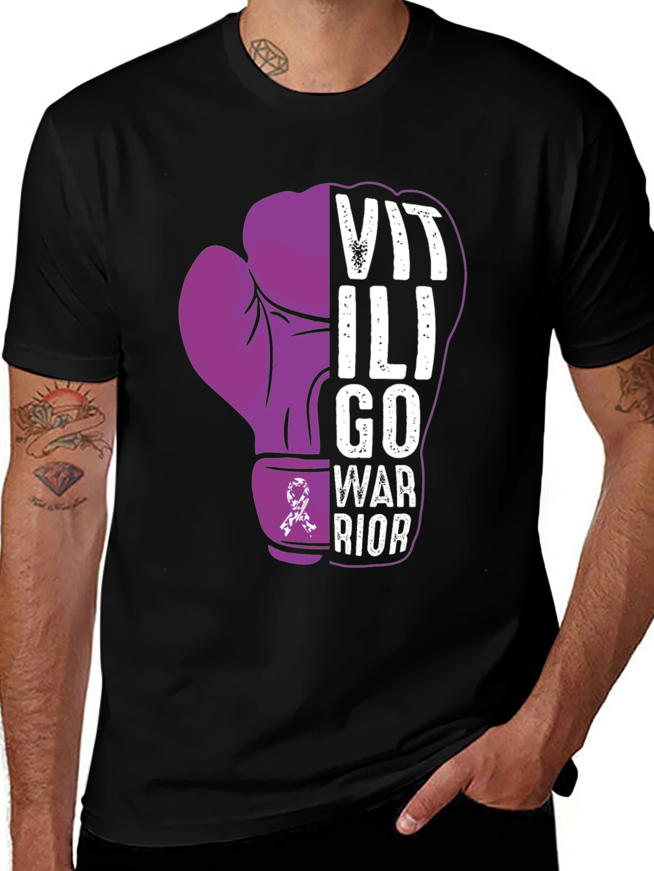 Vitiligo Warrior Awareness T-Shirt