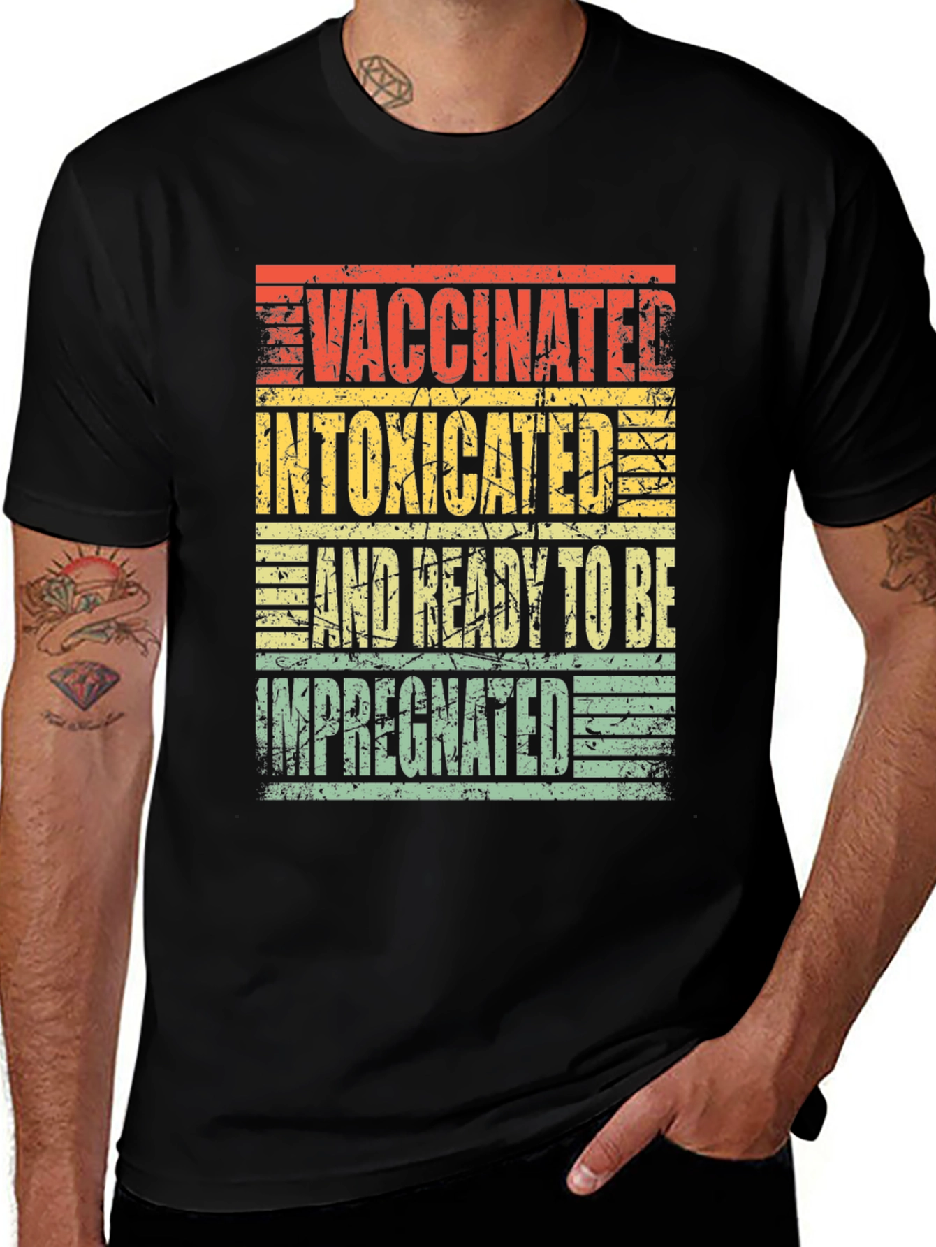 Variant 2 of Vaccinated and Ready T-Shirt