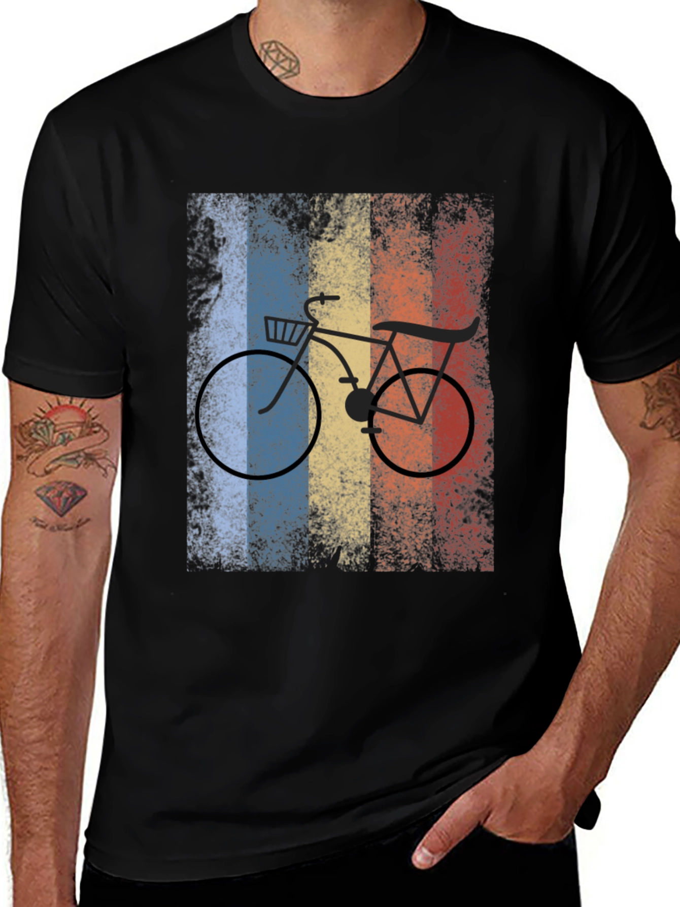 Variant 11 of Vintage Bicycle Graphic Tee - Retro Style Shirt