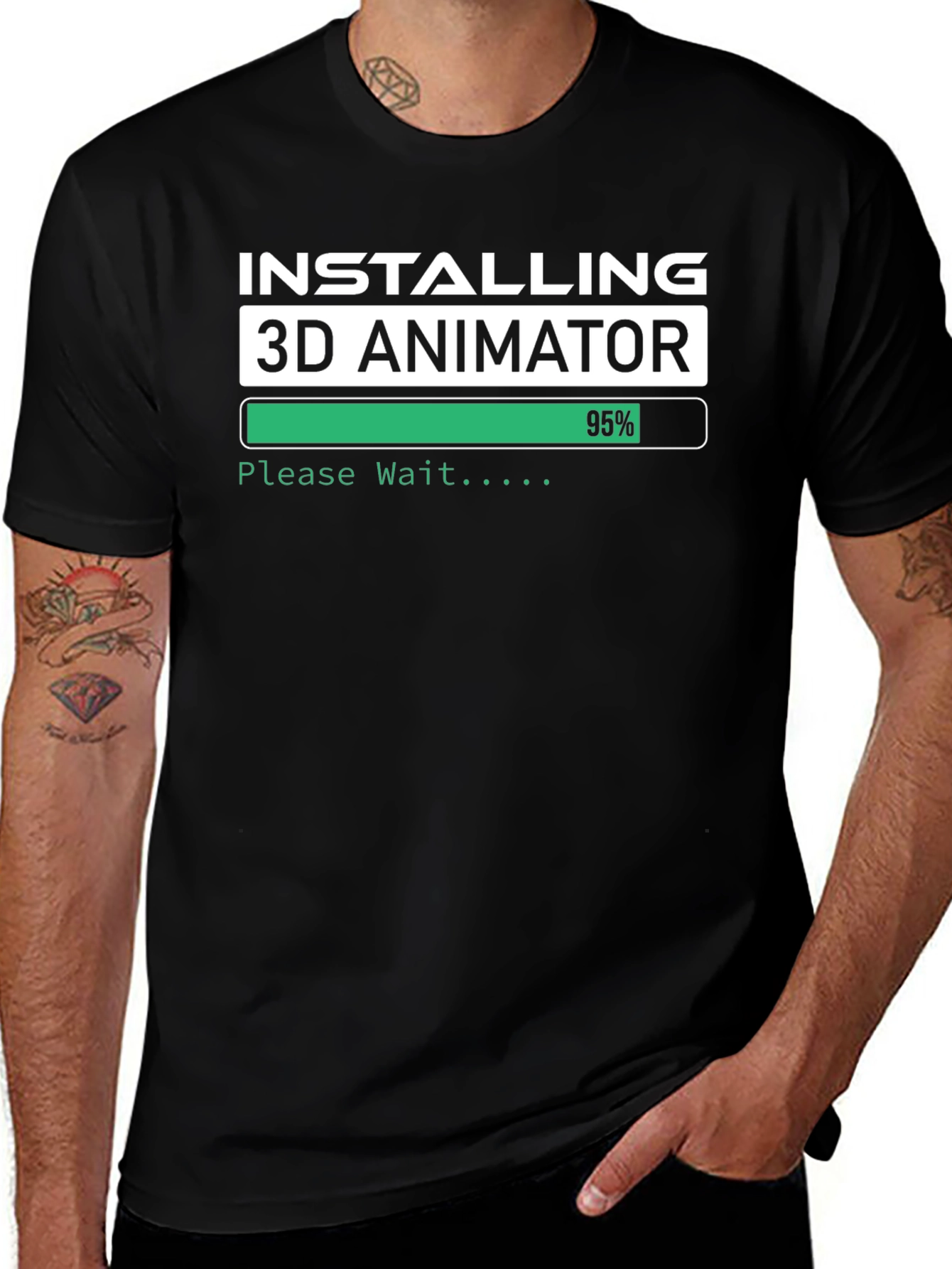 Installing 3D Animator T-Shirt