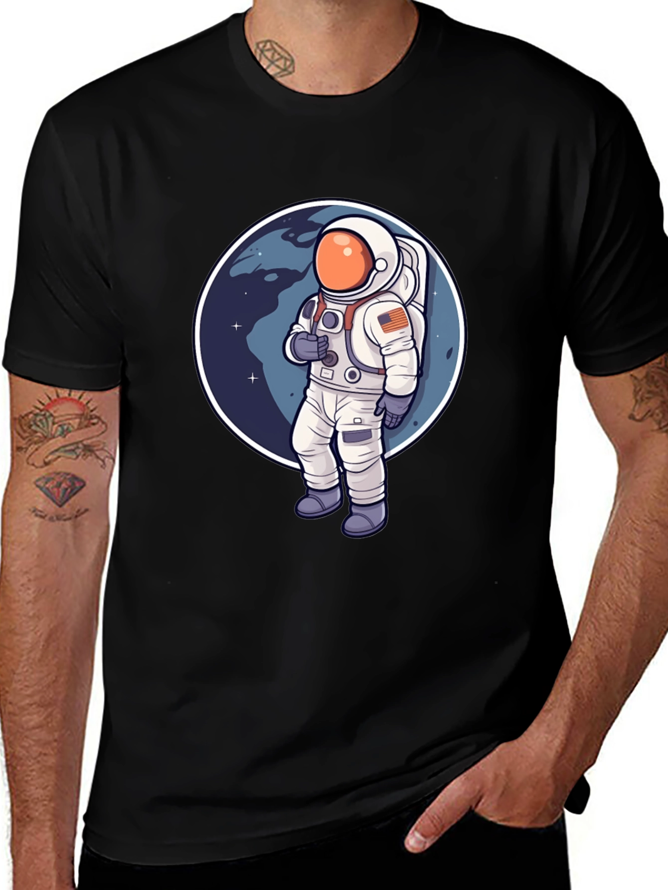 Variant 6 of Astronaut Graphic T-Shirt - Space Adventure