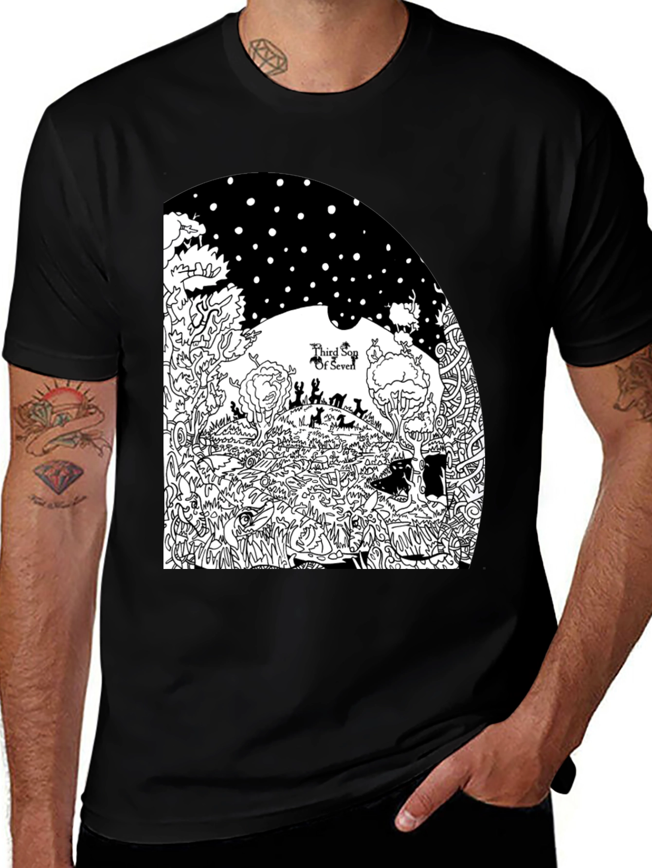 Variant 16 of Third Step Of Seven Graphic Tee