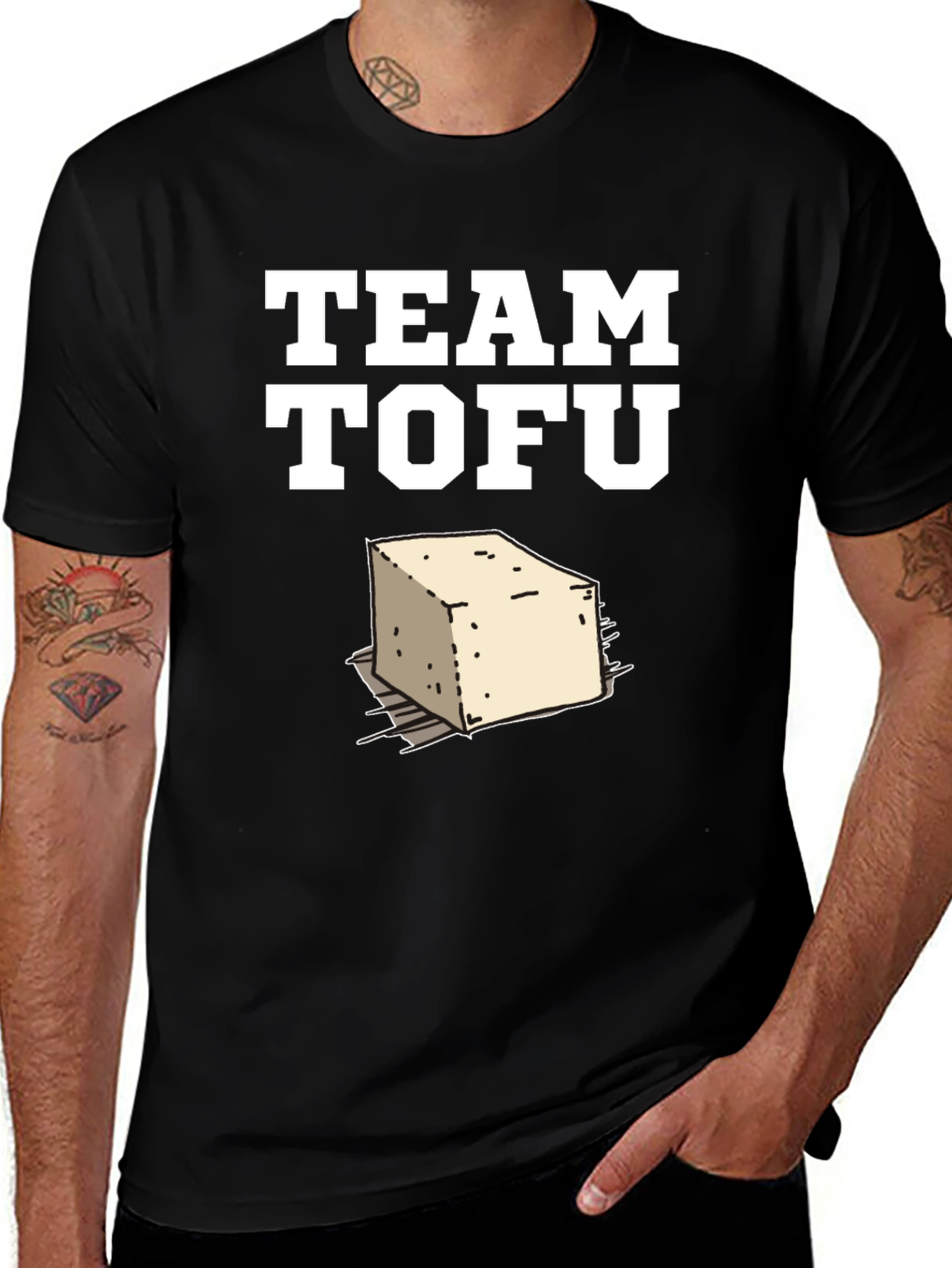Team Tofu Graphic T-Shirt - Vegan & Vegetarian Apparel