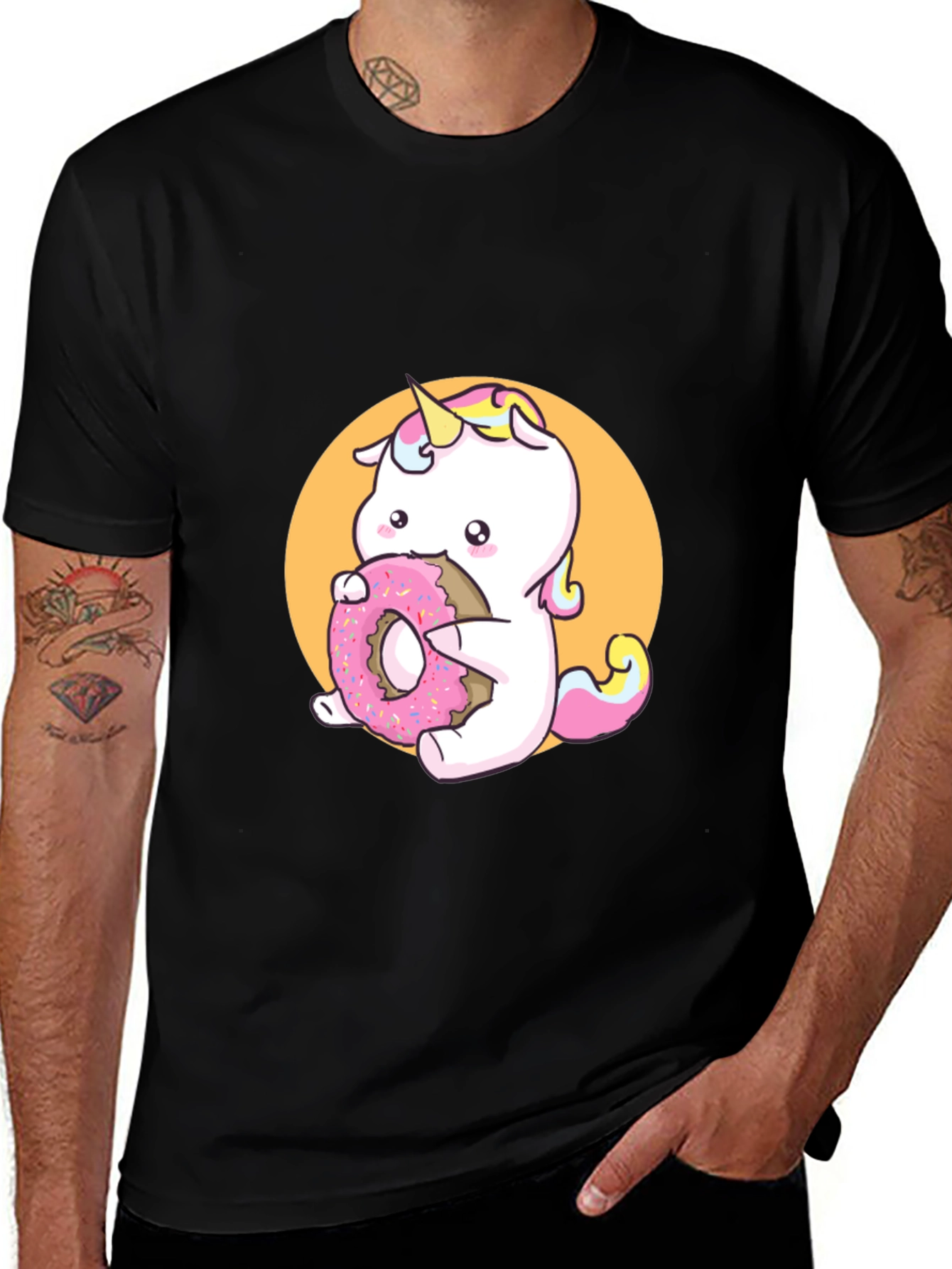 Variant 30 of Unicorn Donut T-Shirt - Cute & Fun Design
