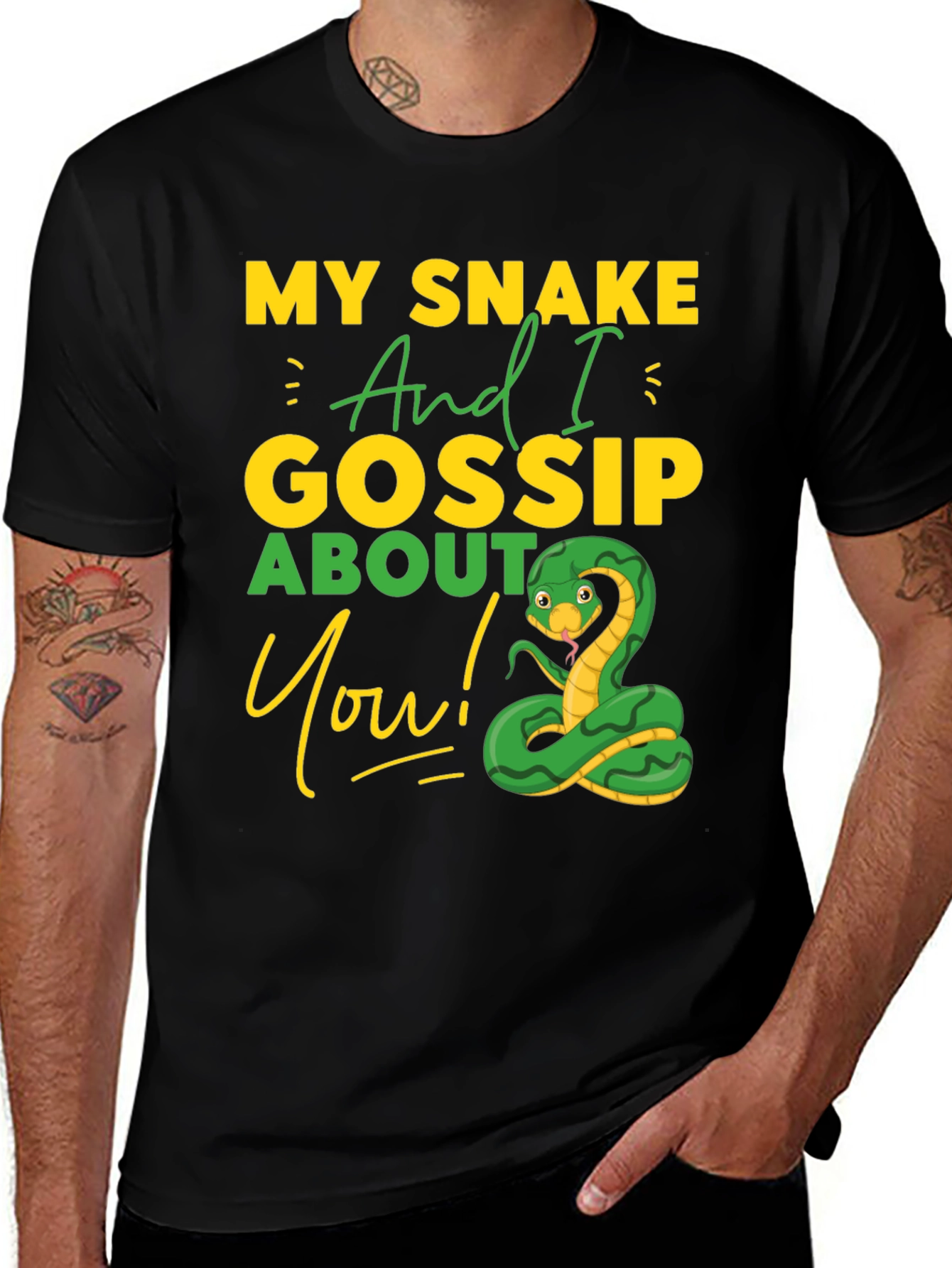 Variant 21 of My Snake & I Gossip T-Shirt