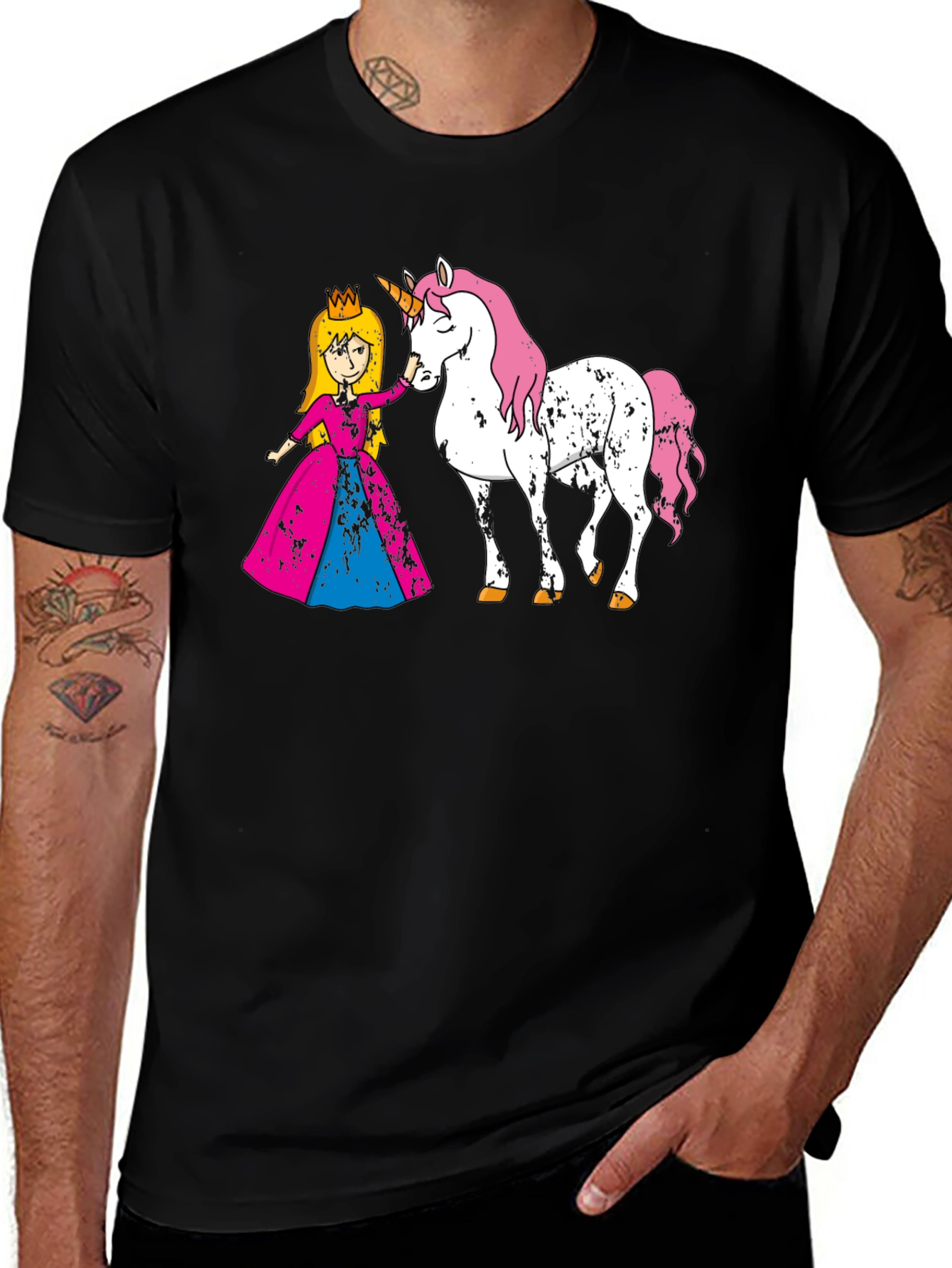 Variant 18 of Princess and Unicorn Graphic Tee