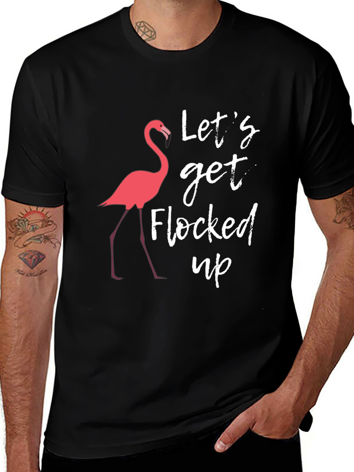 Variant 24 of Let's Get Flocked Up T-Shirt