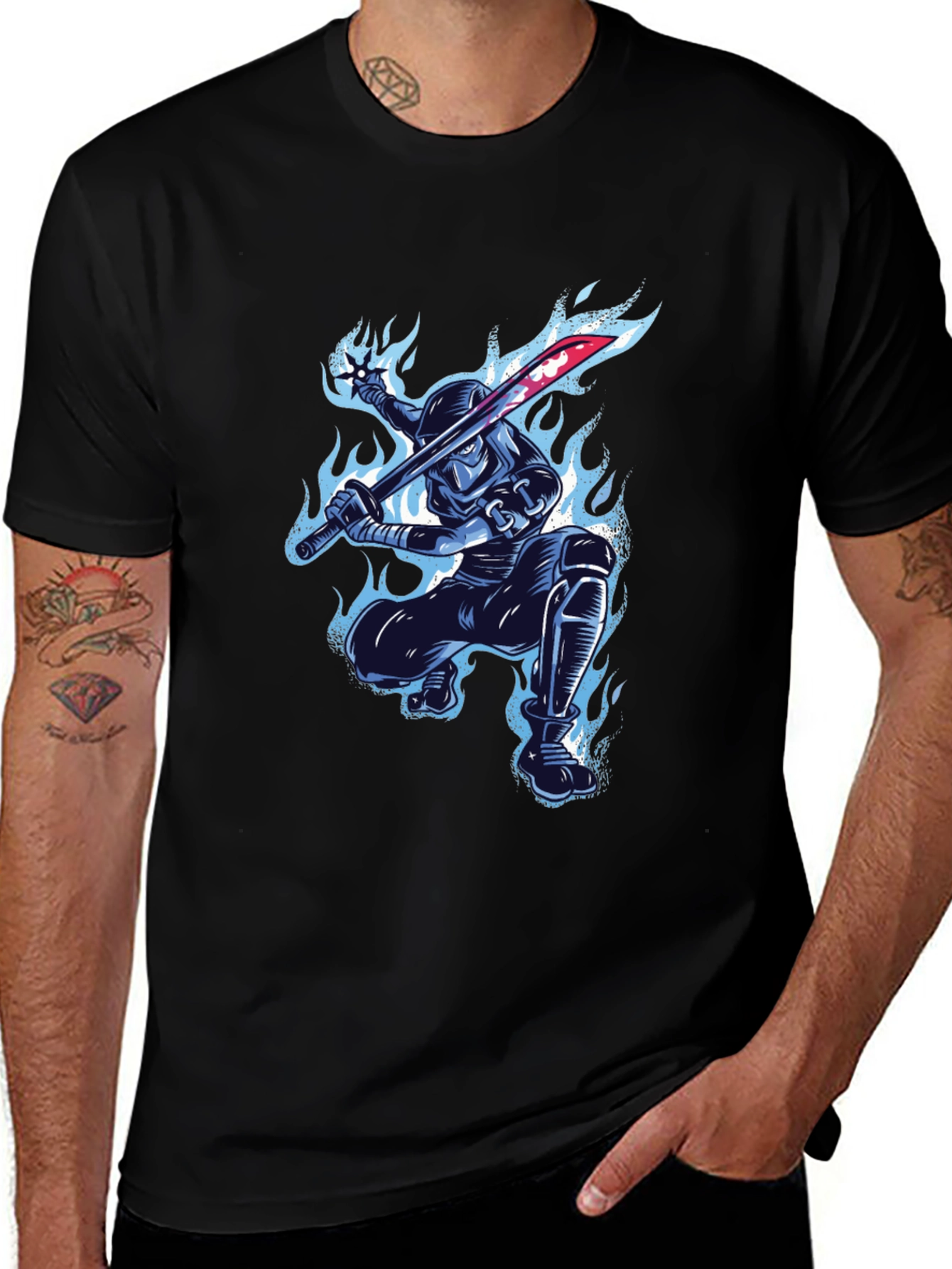 Variant 16 of Ninja Warrior T-Shirt - Urban Style Tee