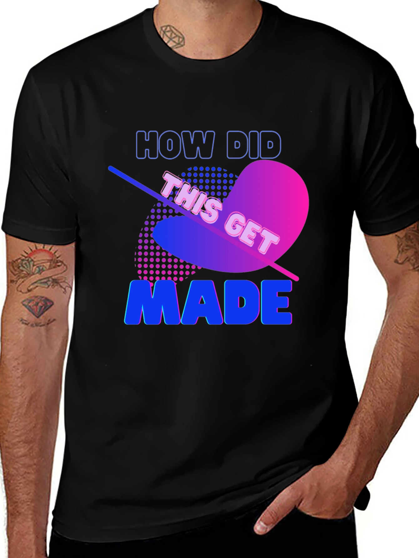 Black How Did This Get Made? Black Graphic Tee main image