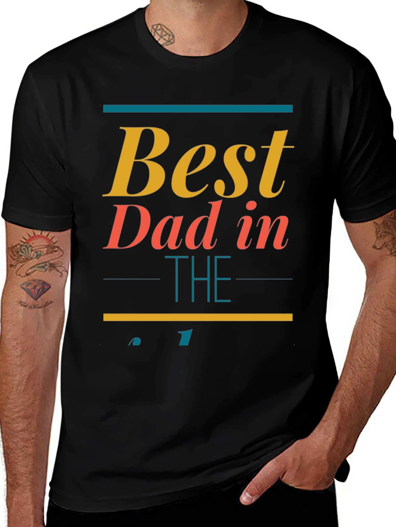 Best Dad in the Tee - Father's Day Gift Idea