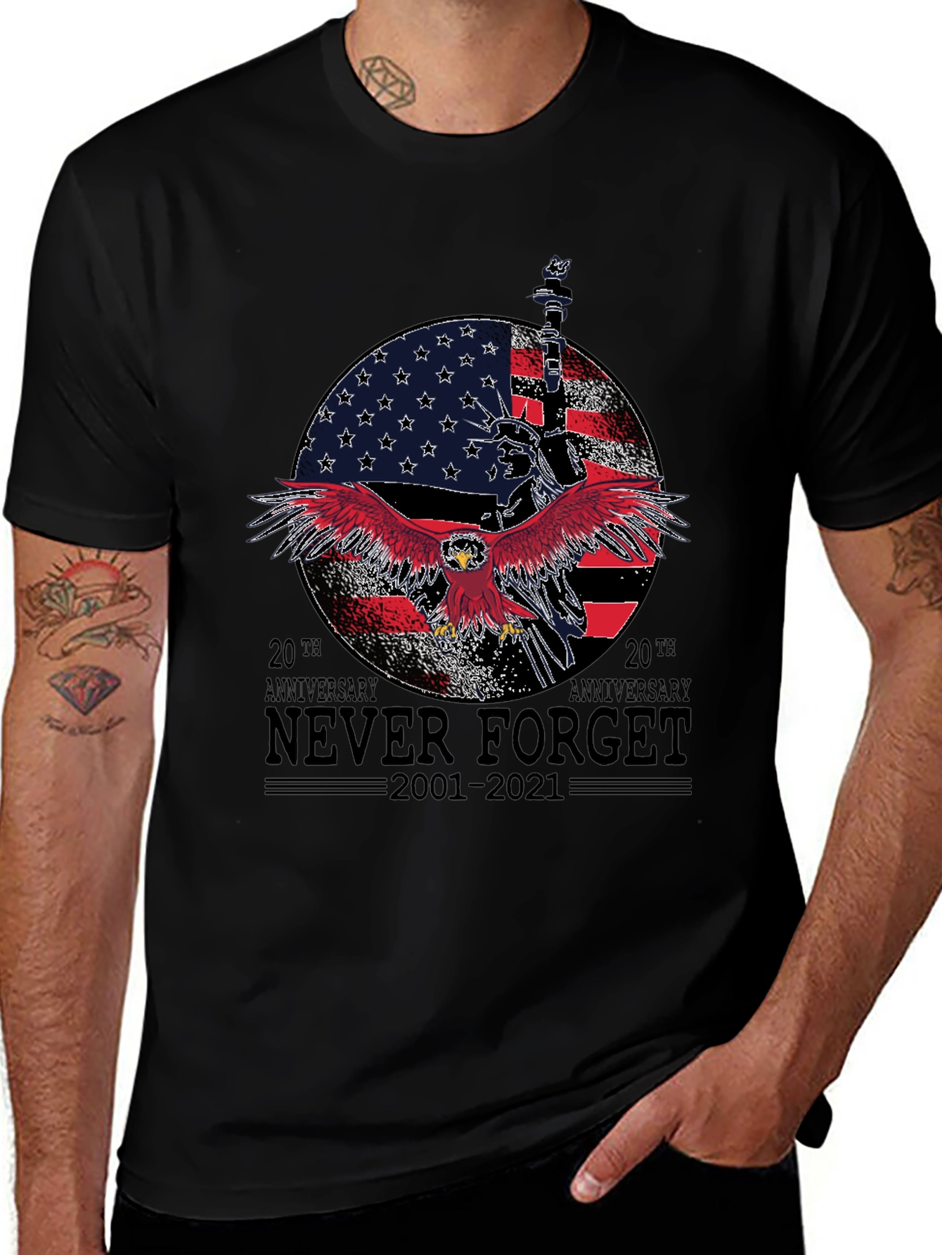 Variant 27 of Never Forget 20th Anniversary Graphic T-Shirt