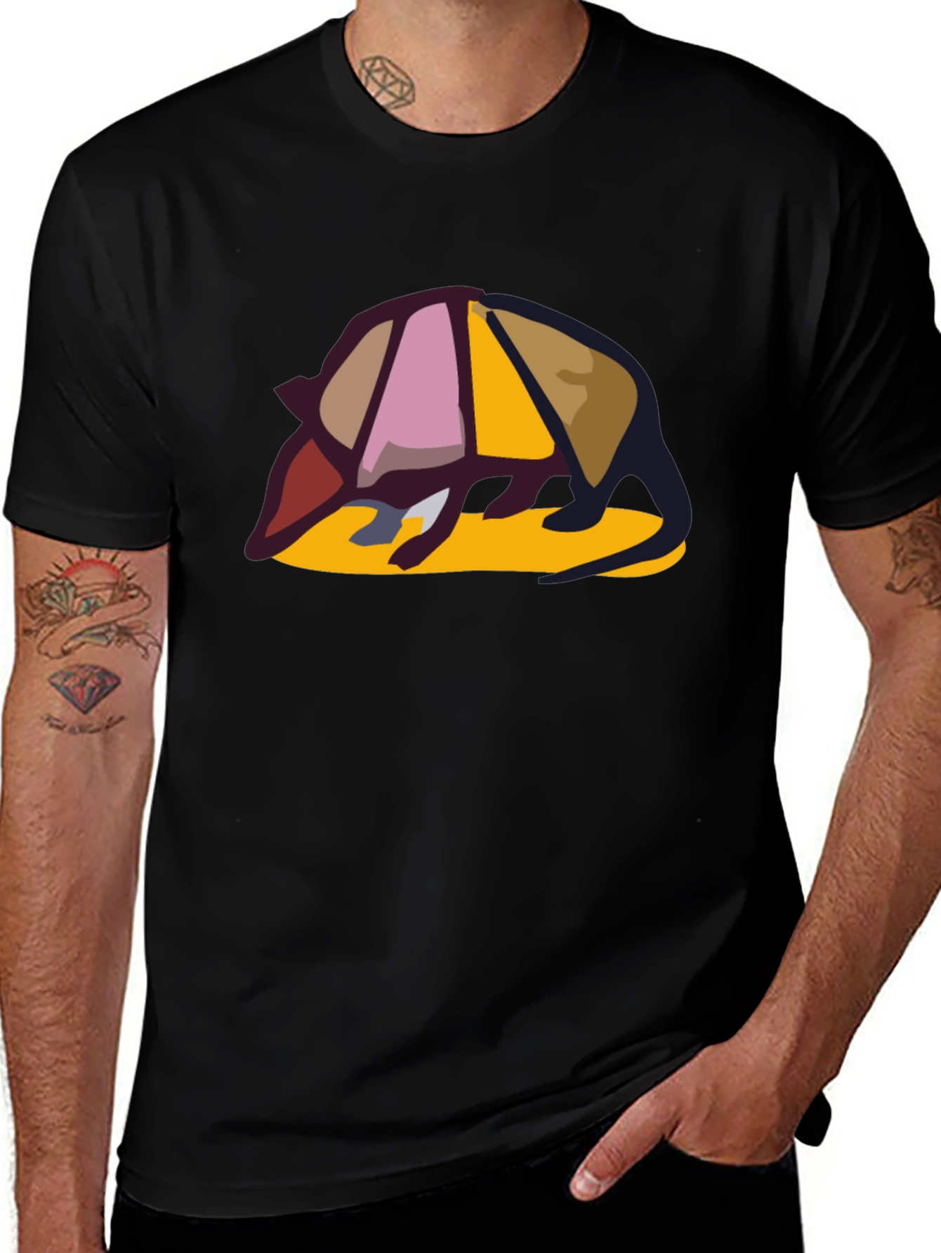Variant 25 of Armadillo Graphic Tee - Unique Design, Casual Style