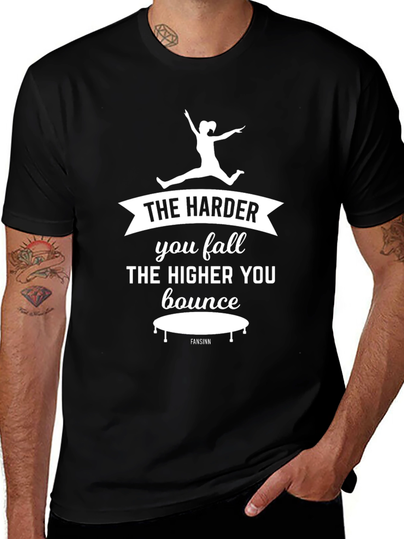 Variant 27 of Motivational Quote Black T-Shirt