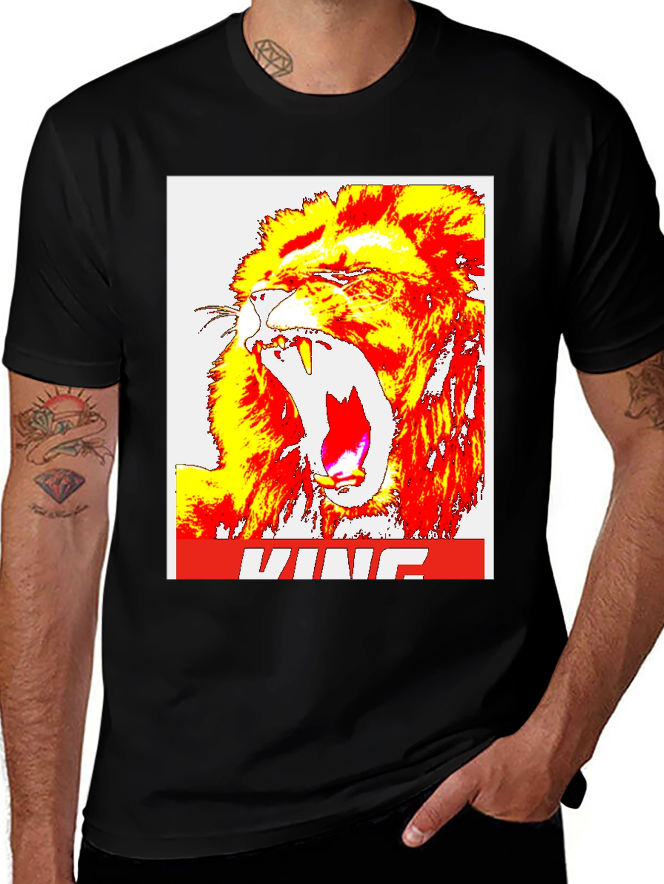 Variant 27 of King Lion Graphic Tee - Bold Statement T-Shirt