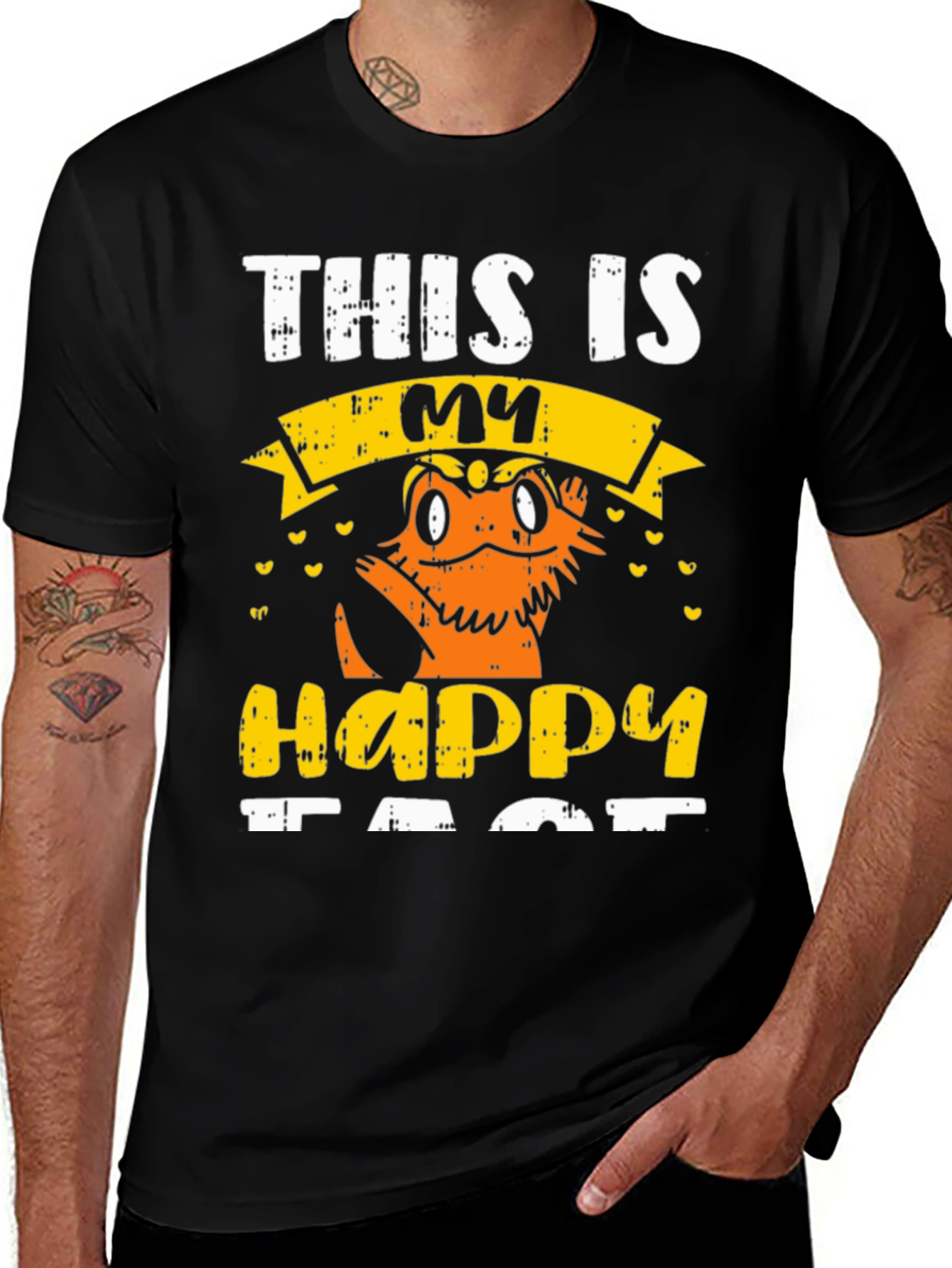Variant 8 of Happy Face Bearded Dragon T-Shirt