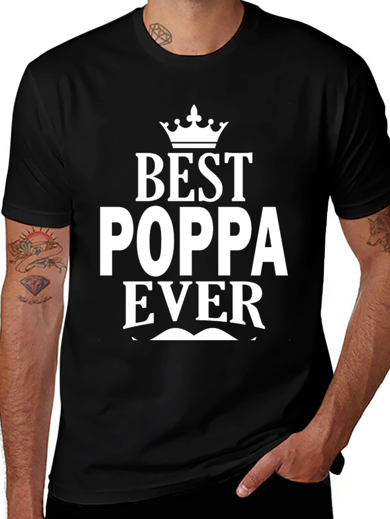 Variant 16 of Best Poppa Ever T-Shirt - Father's Day Gift
