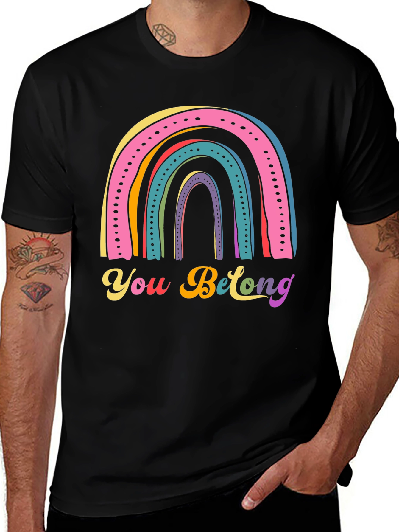 Variant 14 of Rainbow You Belong T-Shirt