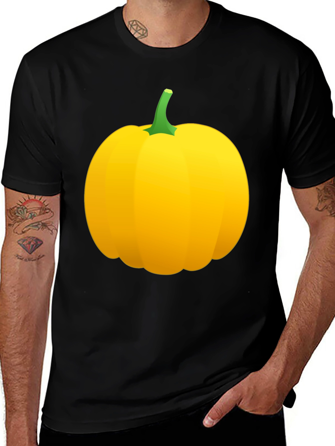 Variant 25 of Pumpkin Graphic Tee - Halloween Ready!
