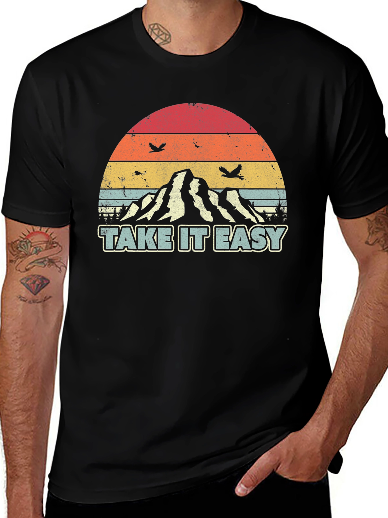 Variant 17 of Take It Easy Retro Graphic Tee