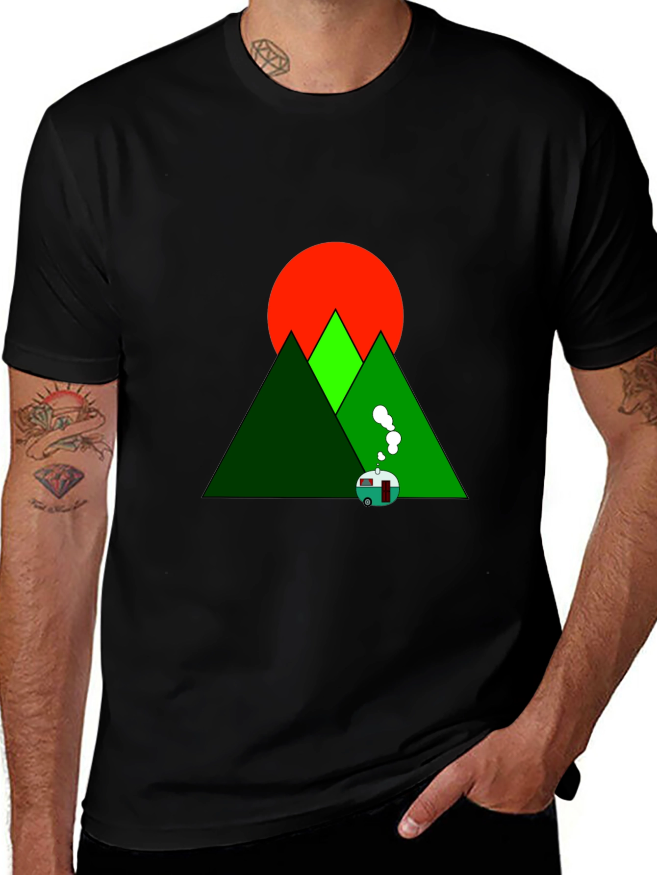 Variant 14 of Mountain Camping Graphic Tee