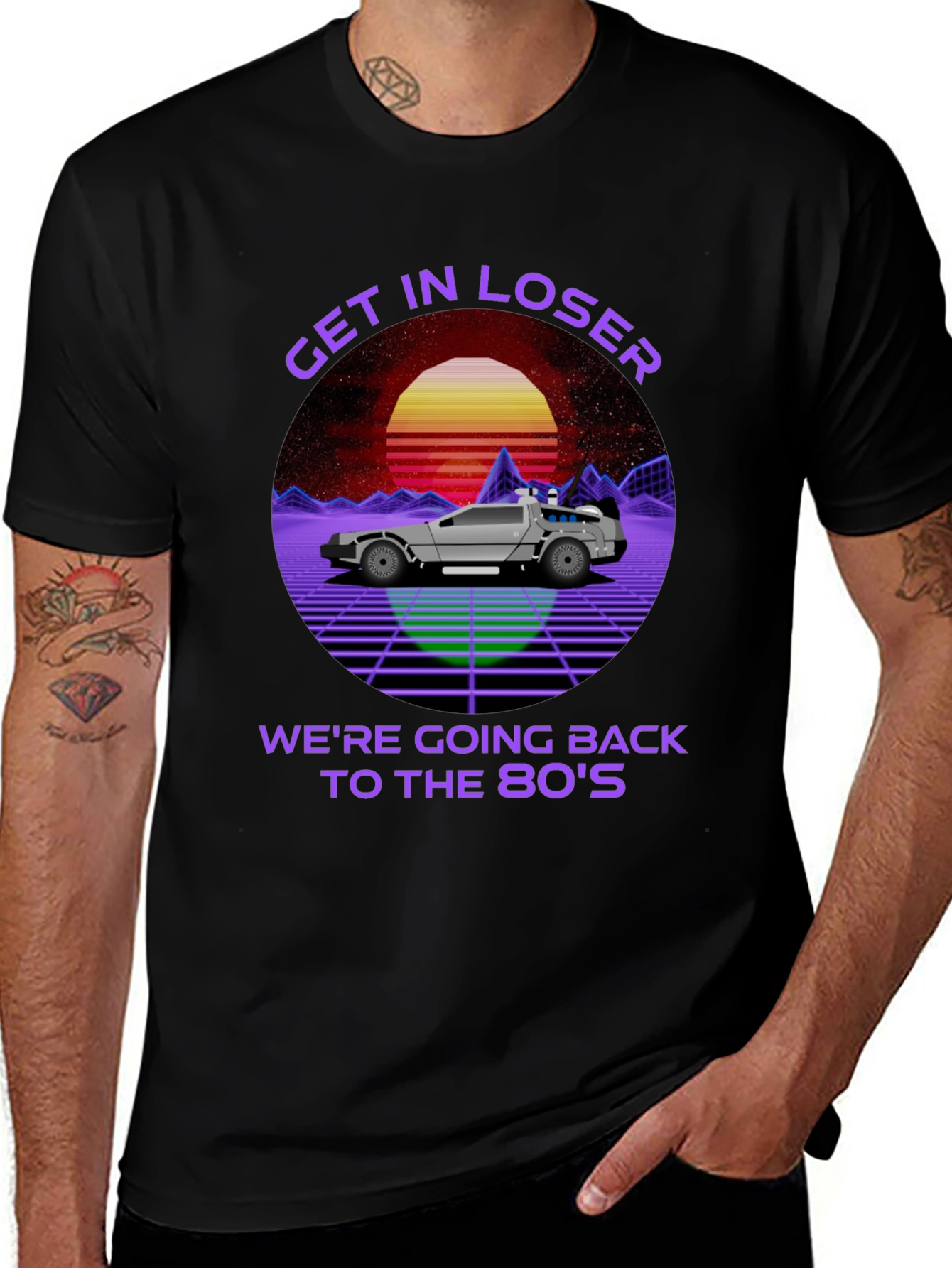 Variant 27 of Back to the 80's T-Shirt