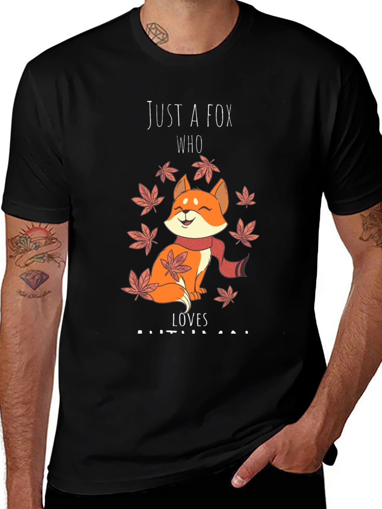 Variant 15 of Just A Fox Who Loves Autumn T-Shirt