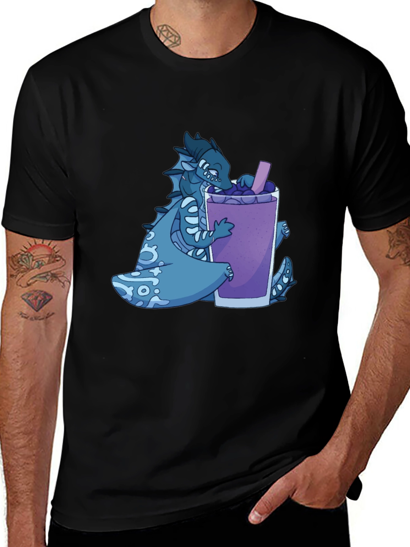 Dragon Smoothie Black T-Shirt